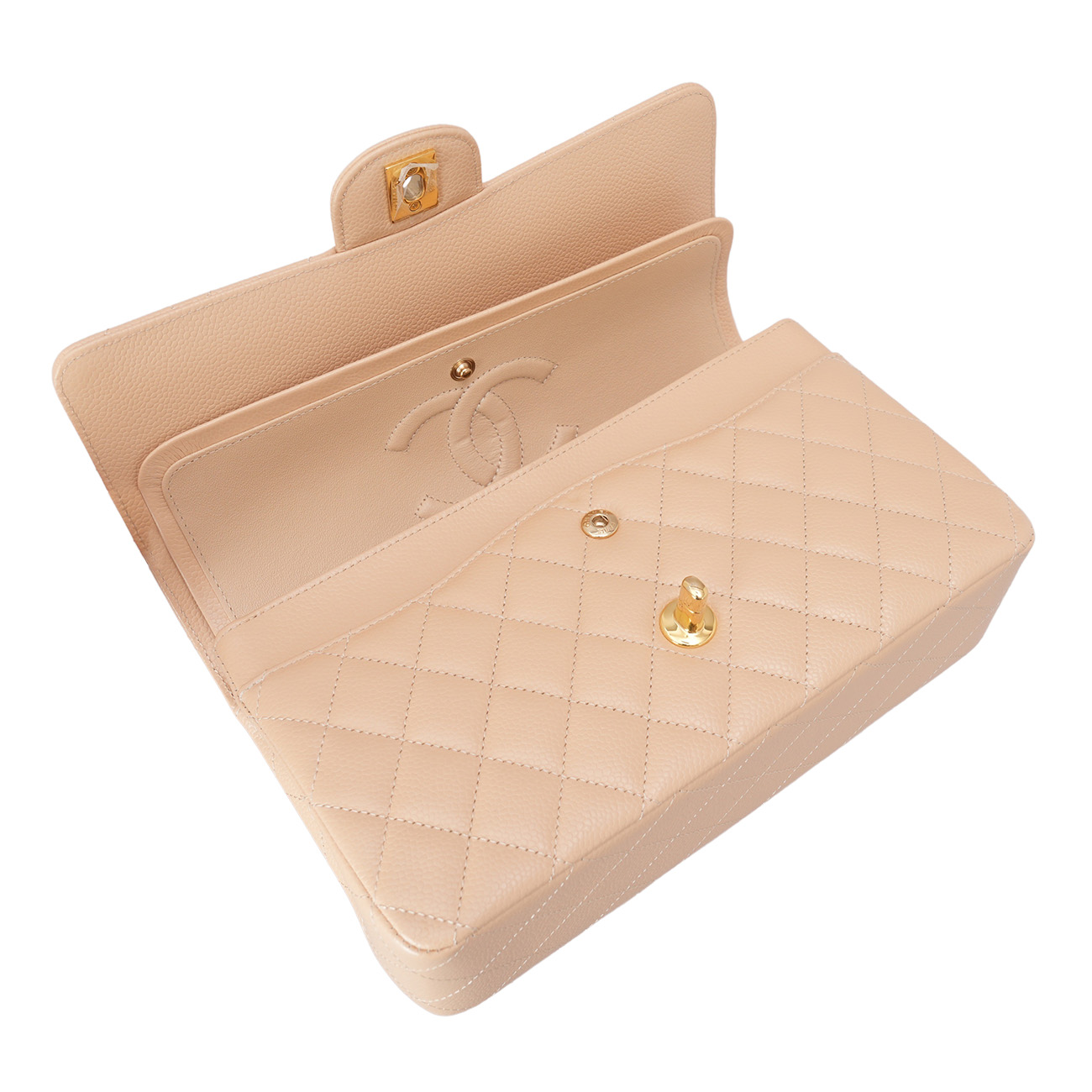 CHANEL(USED)샤넬 캐비어 클래식 미듐 플랩백