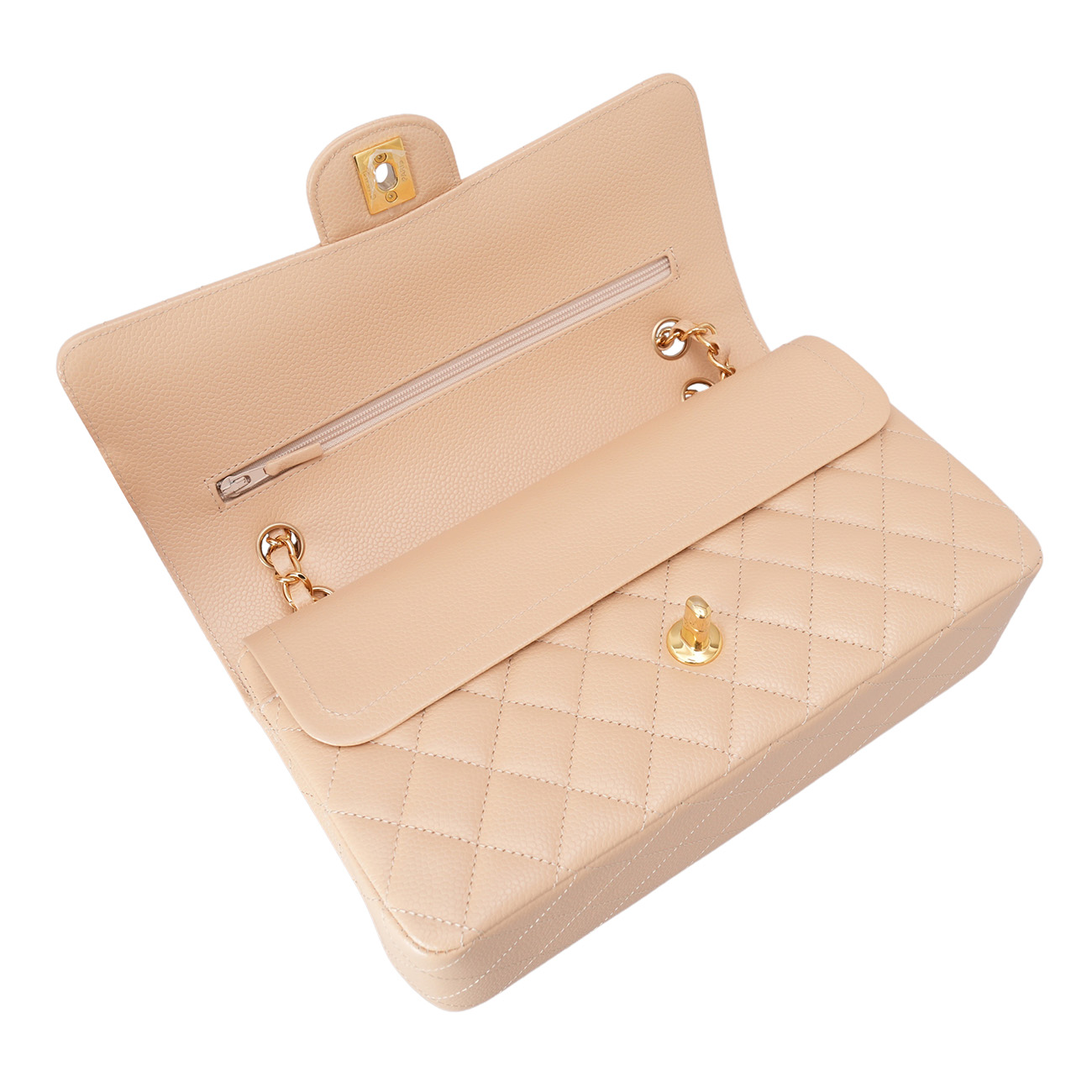 CHANEL(USED)샤넬 캐비어 클래식 미듐 플랩백