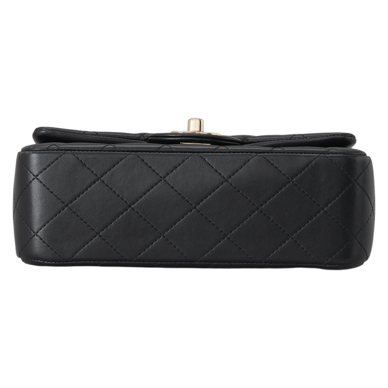 CHANEL(USED)샤넬 램스킨 클래식 뉴미니 탑핸들