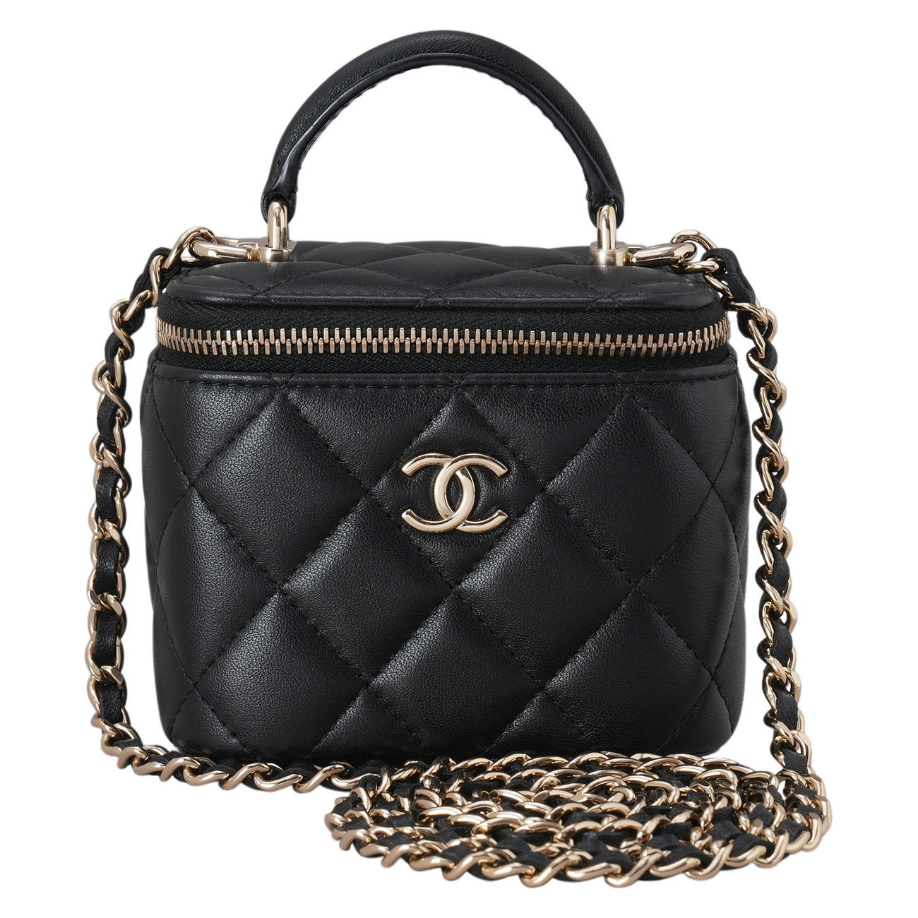 CHANEL(USED)샤넬 베니티 탑핸들백 미니