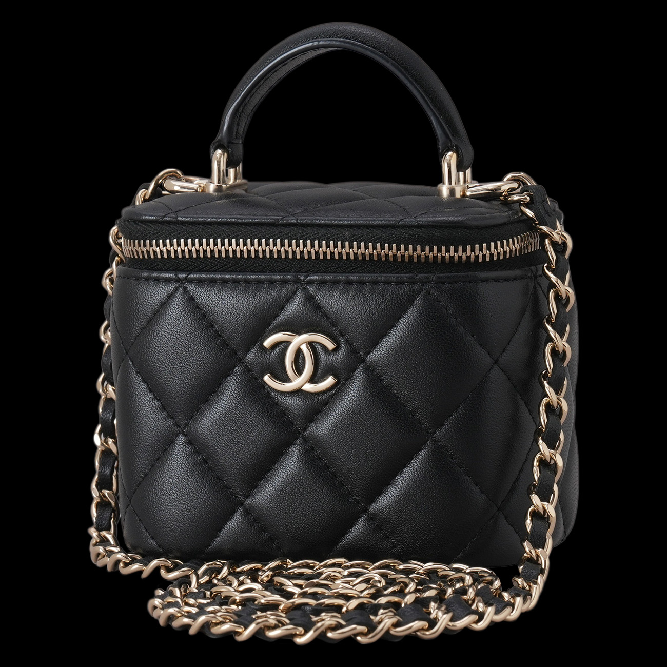 CHANEL(USED)샤넬 베니티 탑핸들백 미니