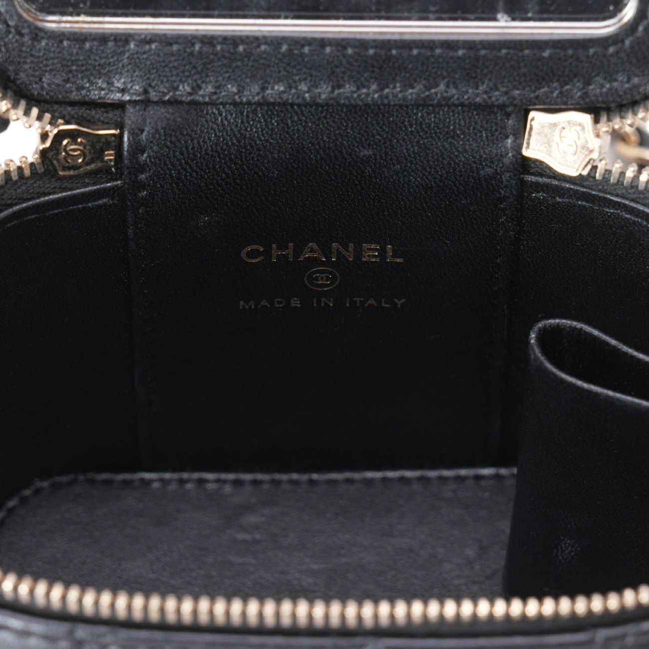 CHANEL(USED)샤넬 베니티 탑핸들백 미니