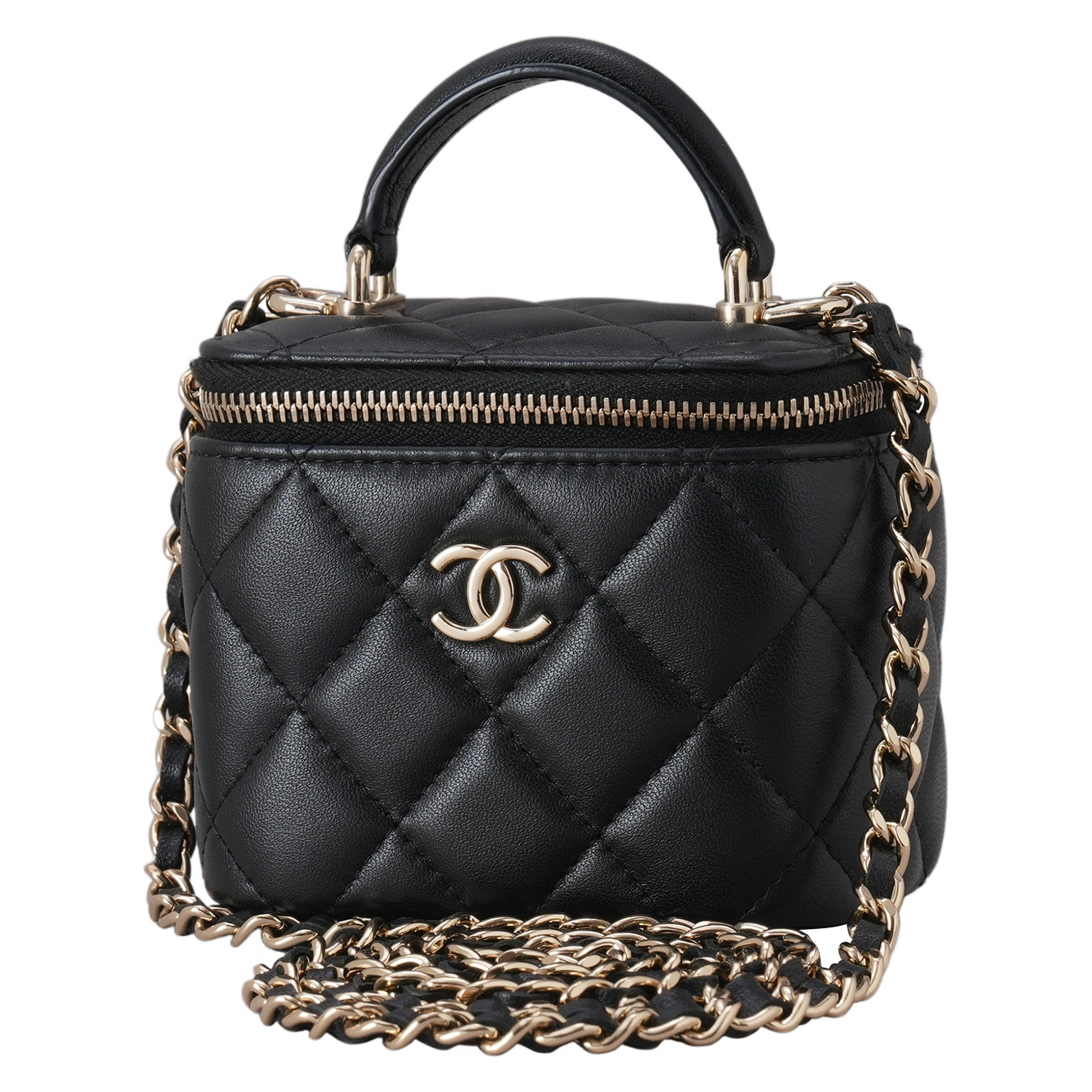 CHANEL(USED)샤넬 베니티 탑핸들백 미니