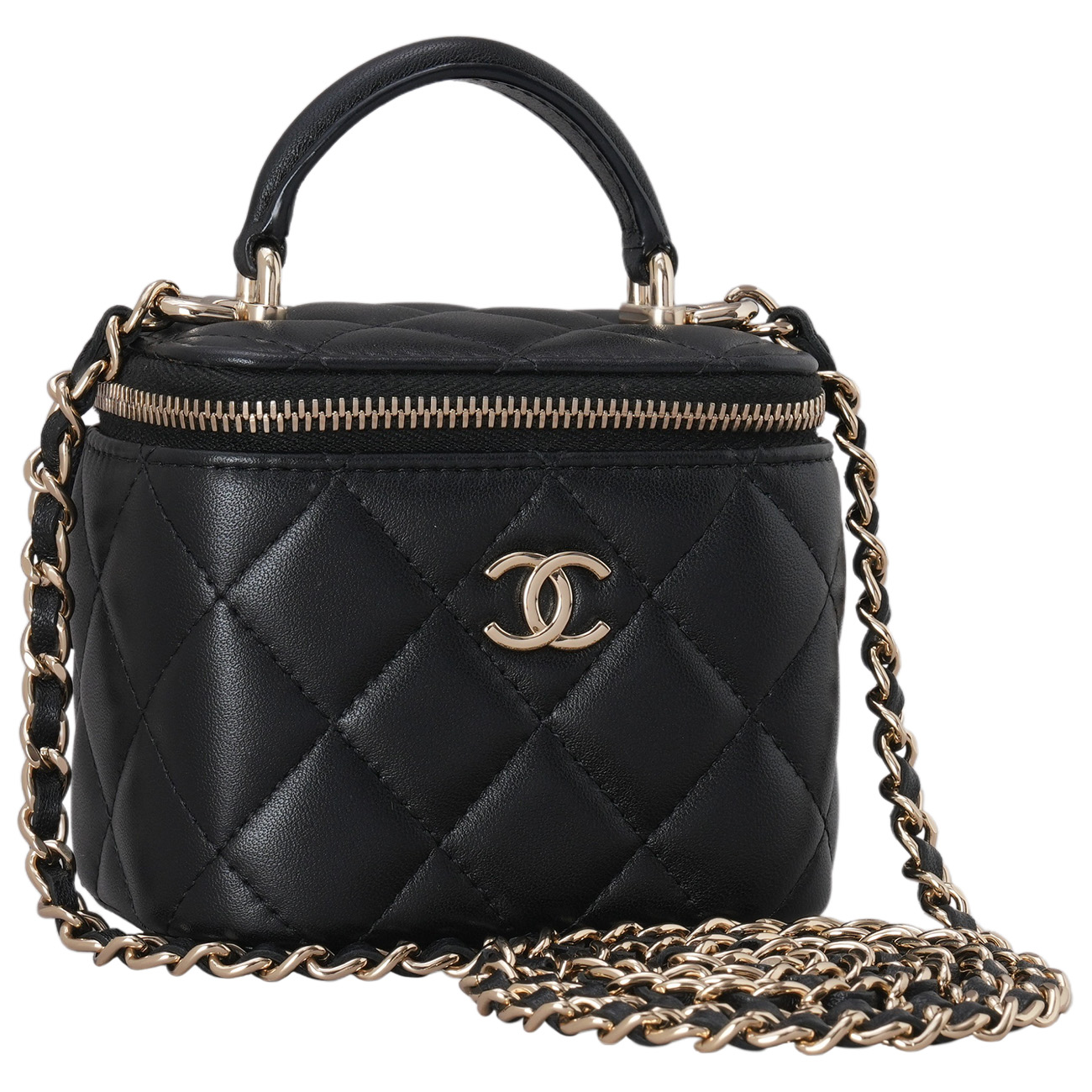 CHANEL(USED)샤넬 베니티 탑핸들백 미니