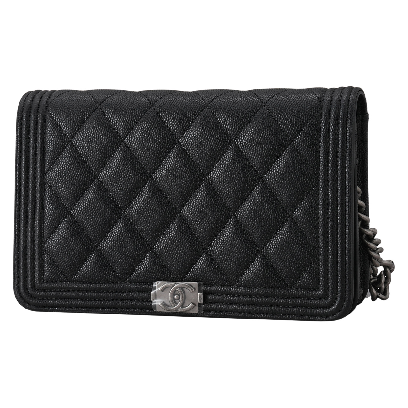 CHANEL(USED)샤넬 캐비어 보이샤넬 WOC