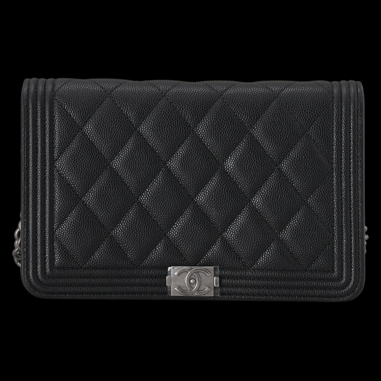 CHANEL(USED)샤넬 캐비어 보이샤넬 WOC