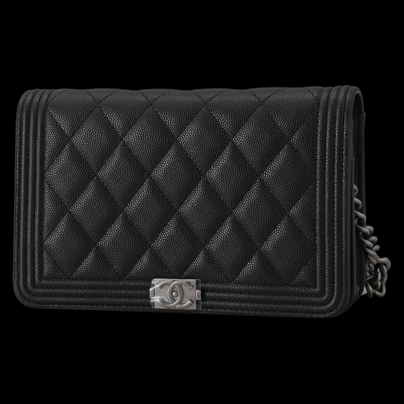 CHANEL(USED)샤넬 캐비어 보이샤넬 WOC