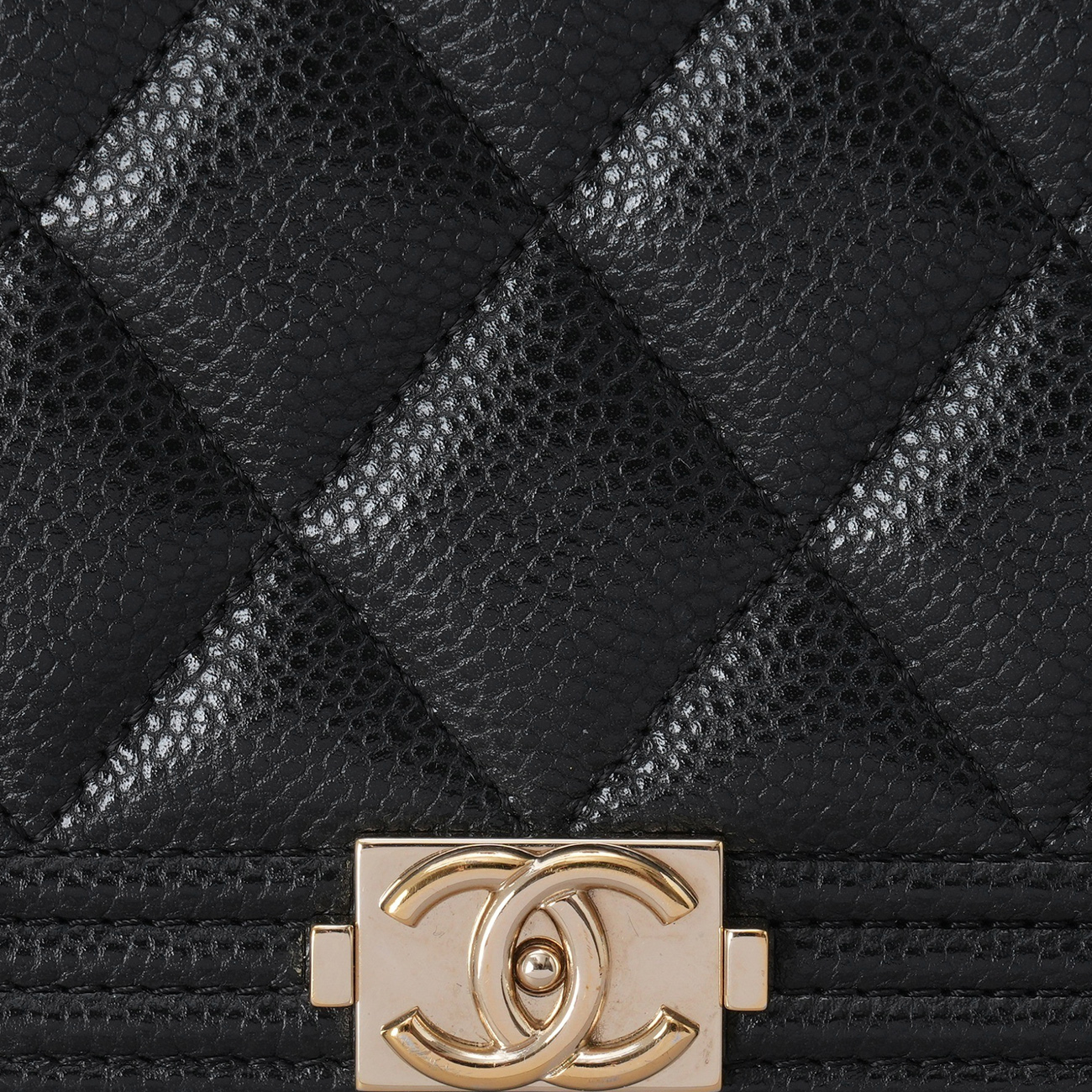 CHANEL(USED)샤넬 캐비어 보이샤넬 지퍼 WOC