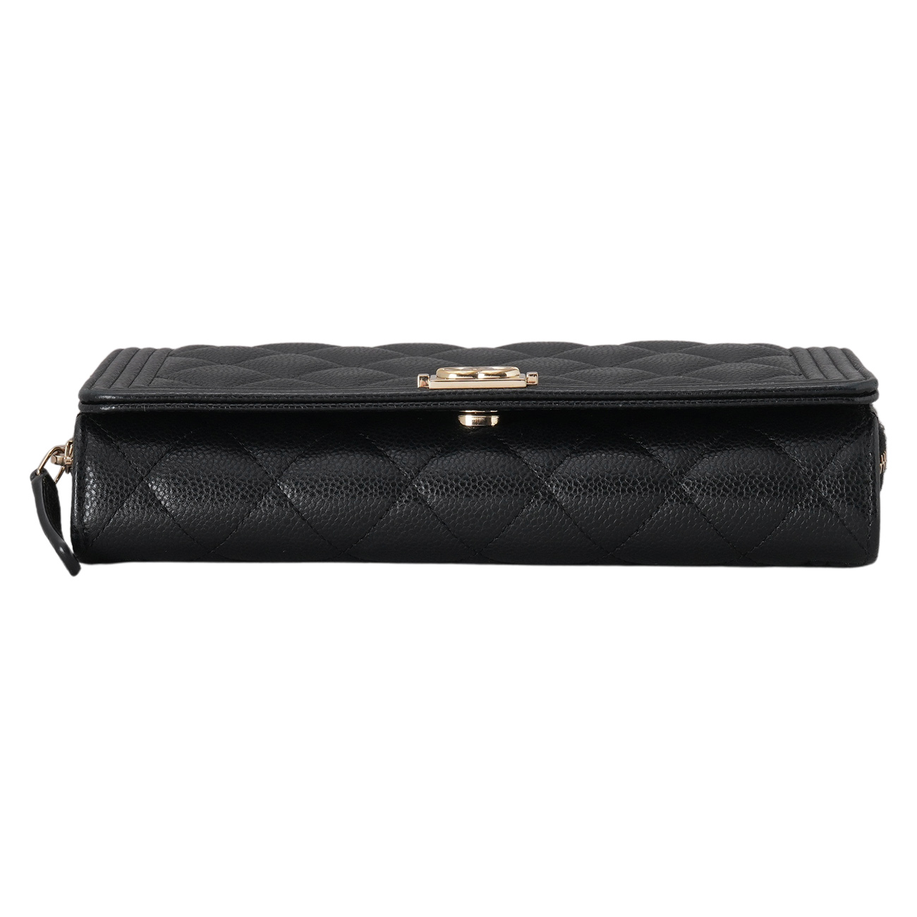 CHANEL(USED)샤넬 캐비어 보이샤넬 지퍼 WOC