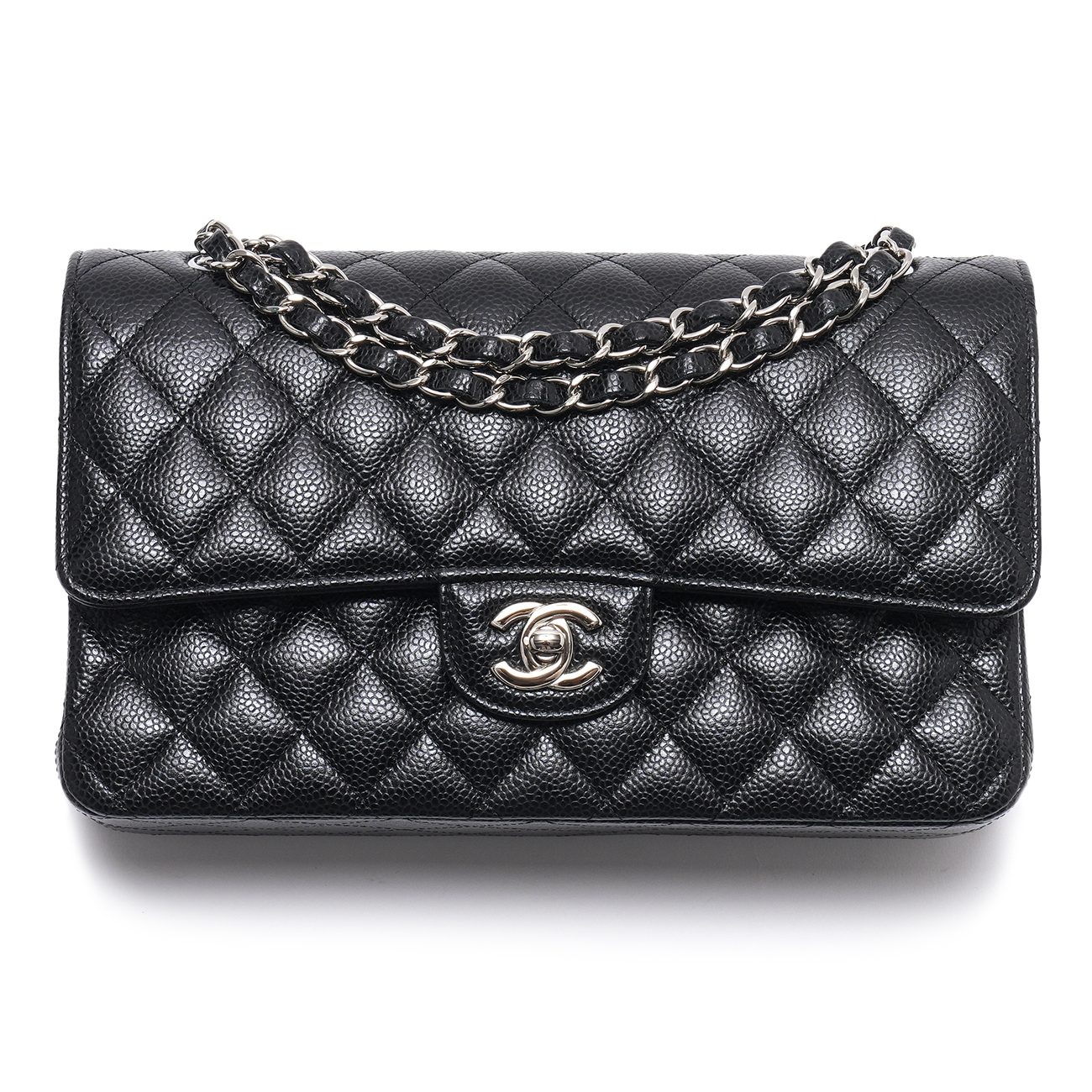 CHANEL(USED)샤넬 캐비어 클래식 미듐 플랩백
