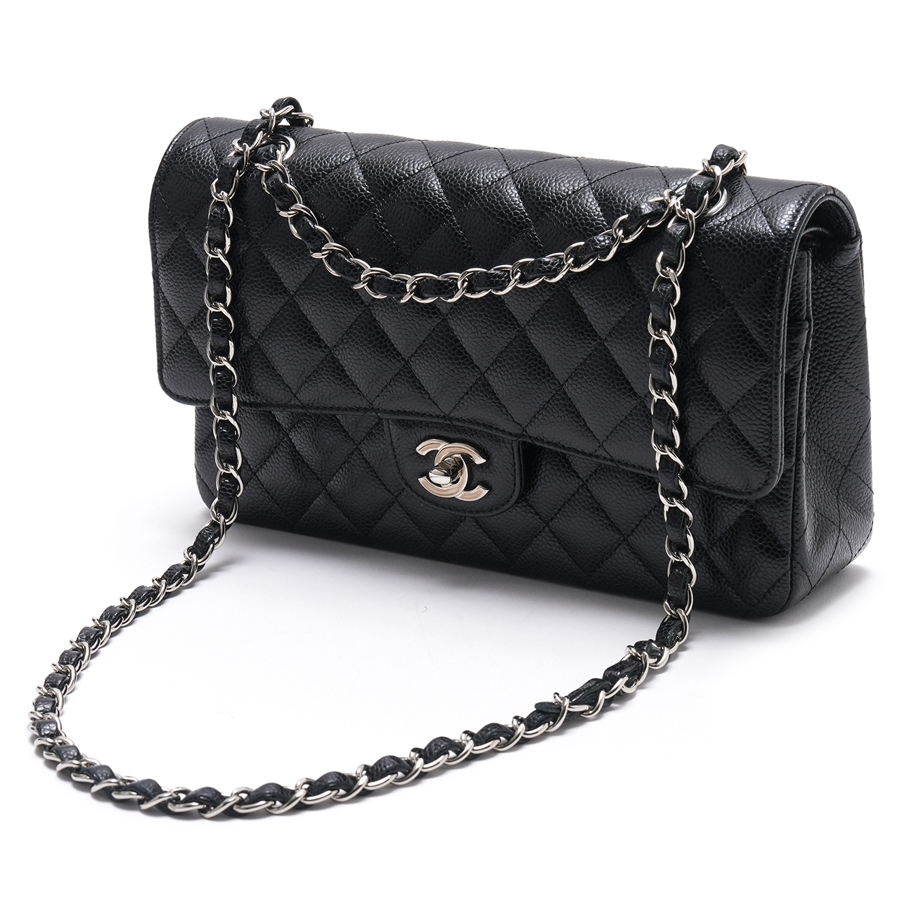 CHANEL(USED)샤넬 캐비어 클래식 미듐 플랩백