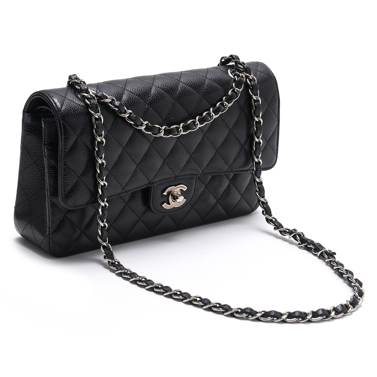 CHANEL(USED)샤넬 캐비어 클래식 미듐 플랩백
