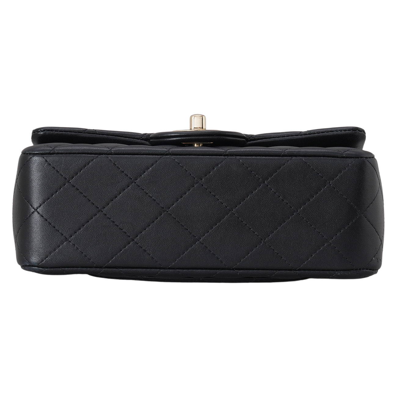 CHANEL(USED)샤넬 램스킨 클래식 뉴미니 탑핸들