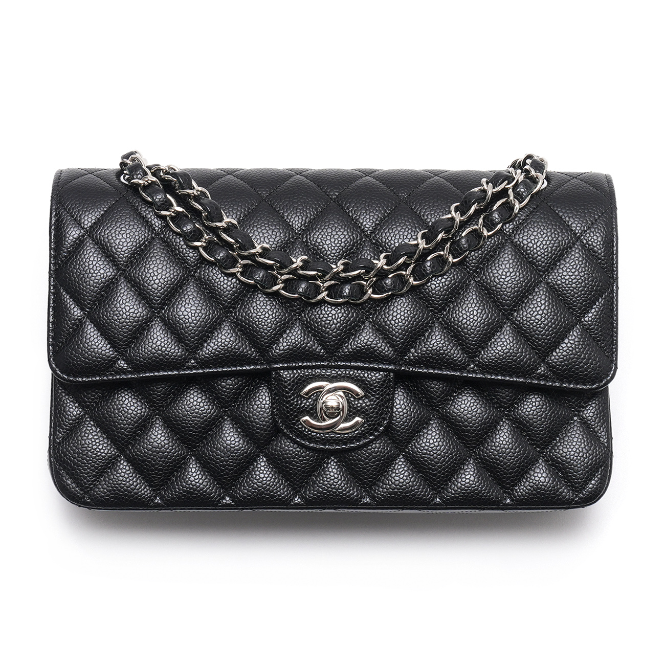 CHANEL(USED)샤넬 캐비어 클래식 미듐 플랩백