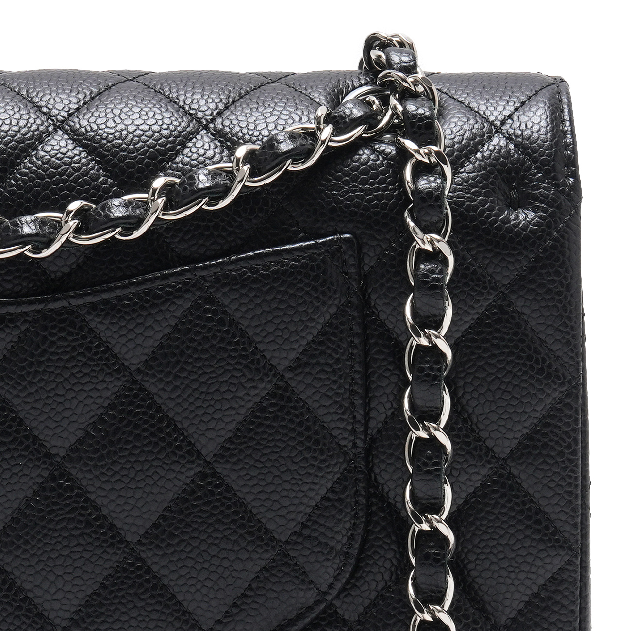 CHANEL(USED)샤넬 캐비어 클래식 미듐 플랩백