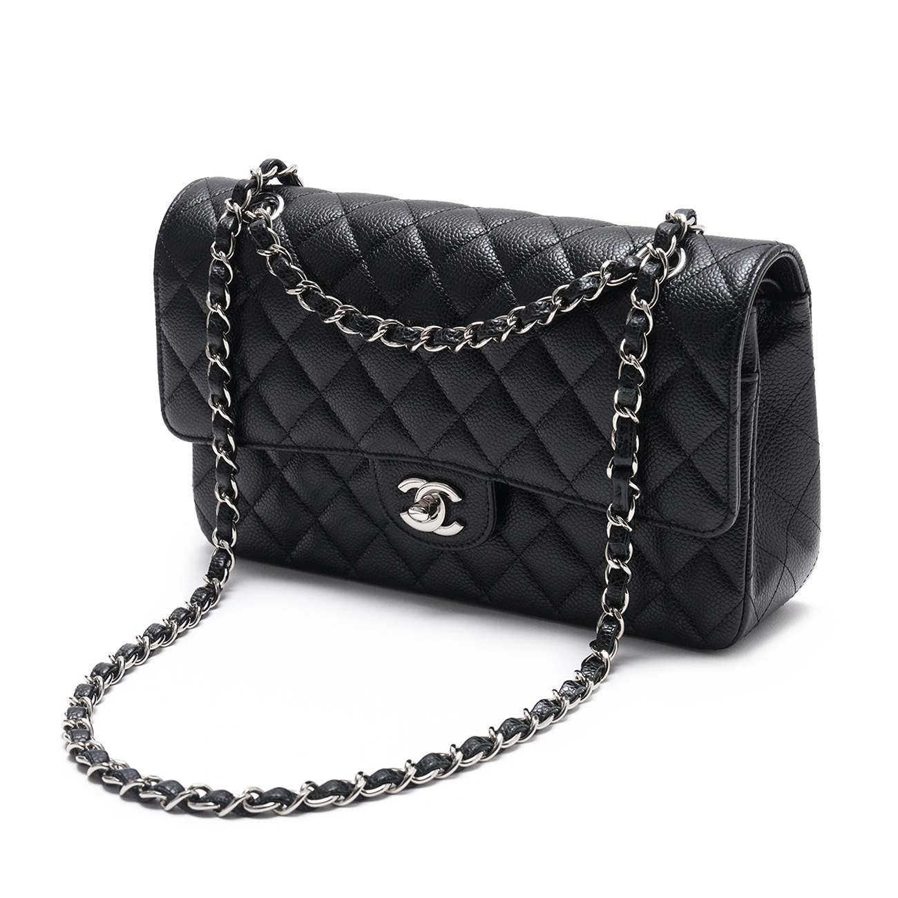 CHANEL(USED)샤넬 캐비어 클래식 미듐 플랩백
