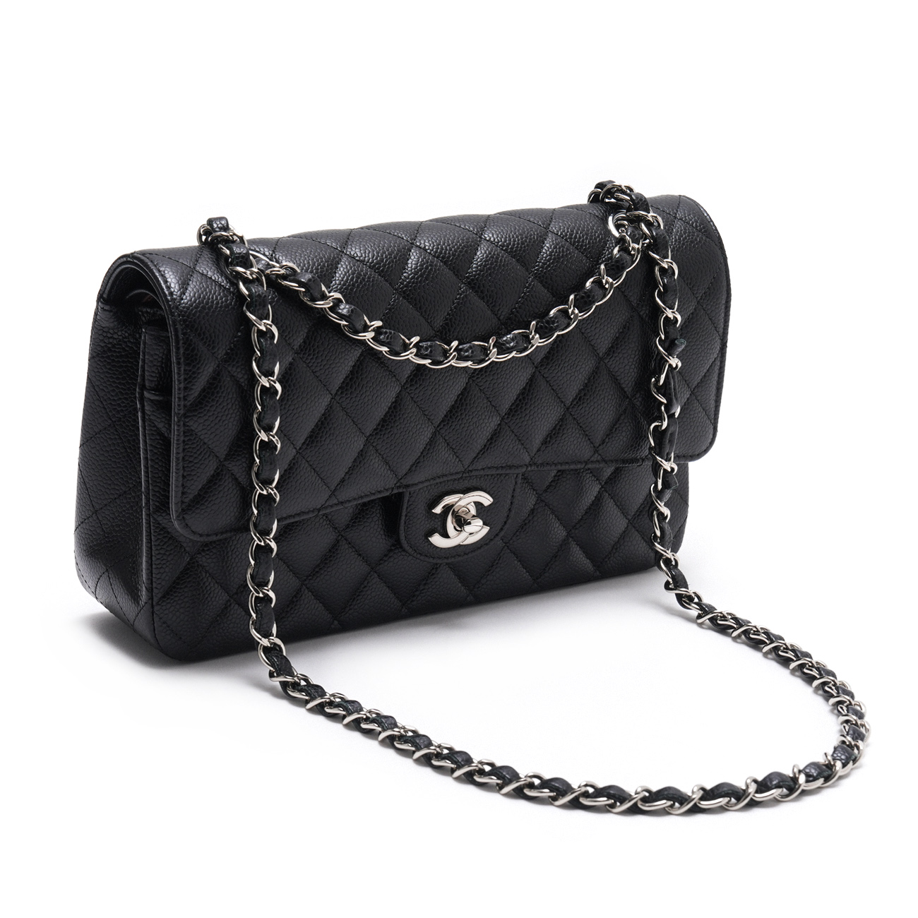 CHANEL(USED)샤넬 캐비어 클래식 미듐 플랩백