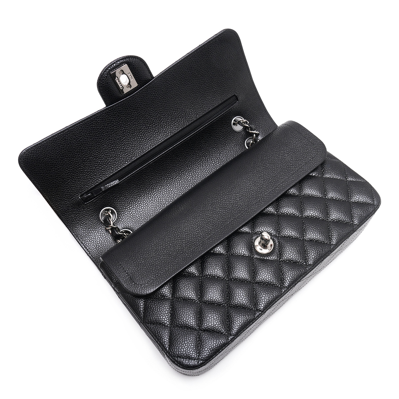 CHANEL(USED)샤넬 캐비어 클래식 미듐 플랩백