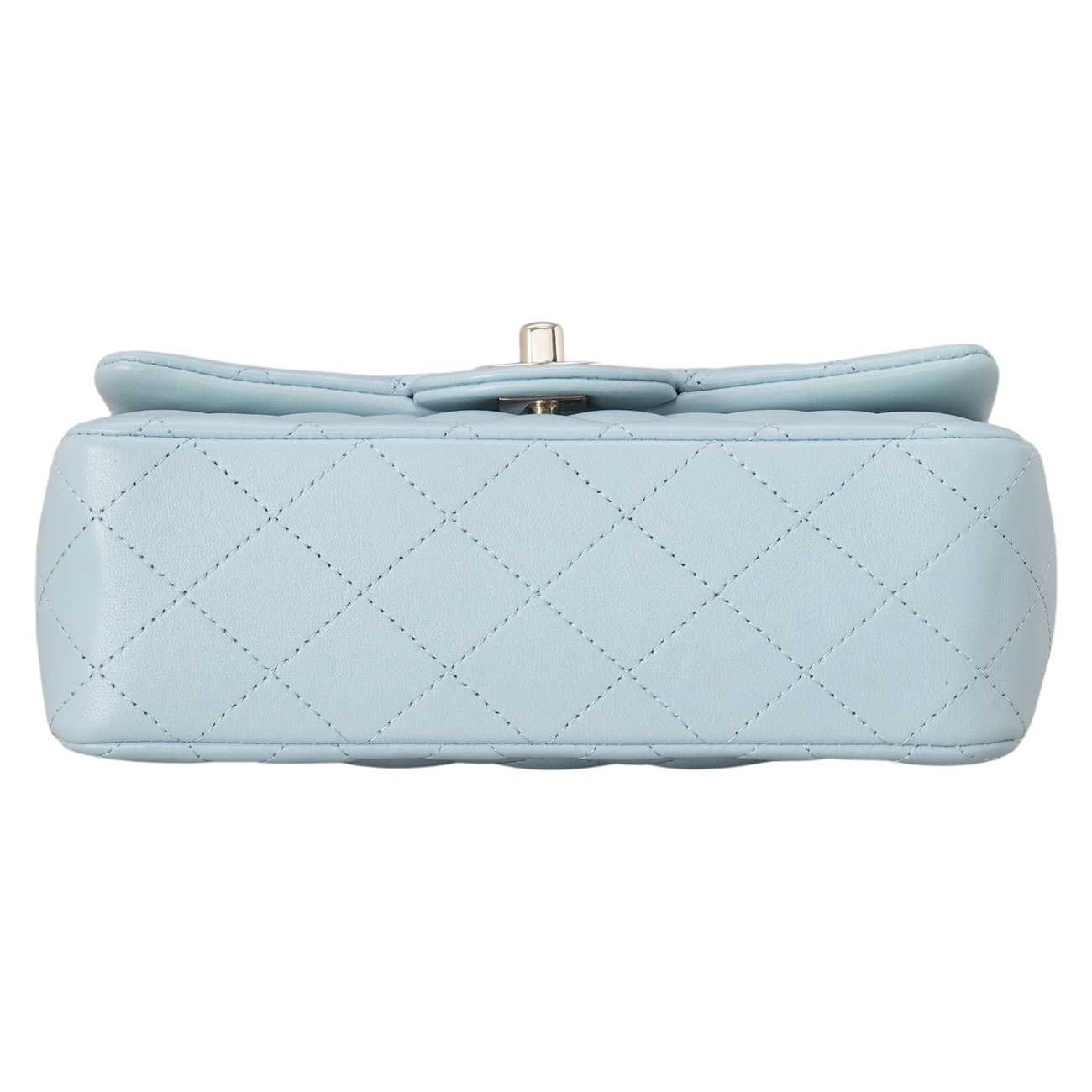 CHANEL(USED)샤넬 램스킨 클래식 뉴미니 탑핸들
