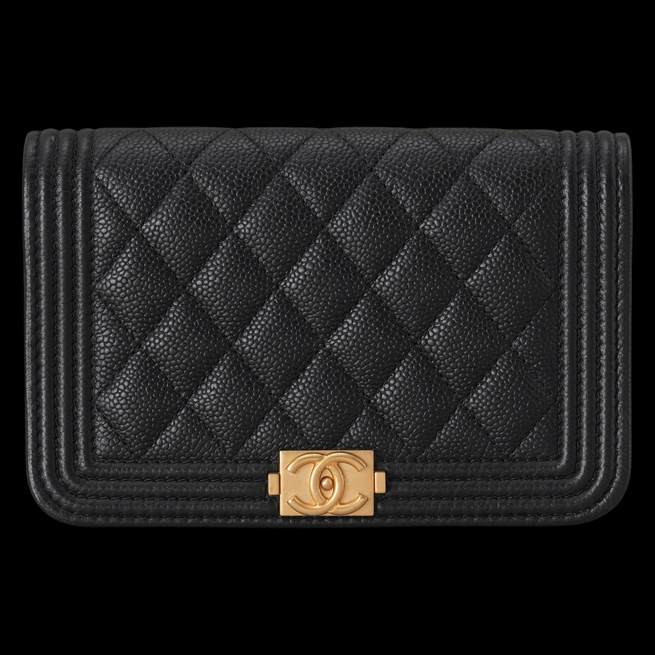 CHANEL(USED)샤넬 캐비어 보이 미니 WOC