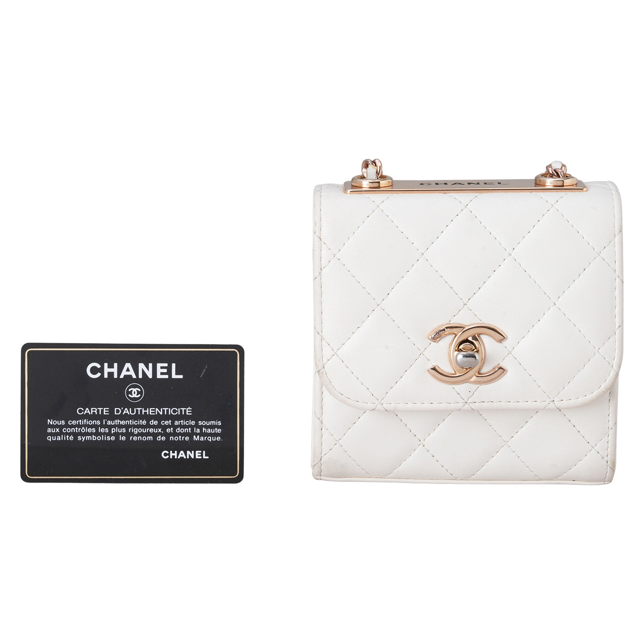 CHANEL(USED)샤넬 A81633 램스킨 트렌디 CC 미니