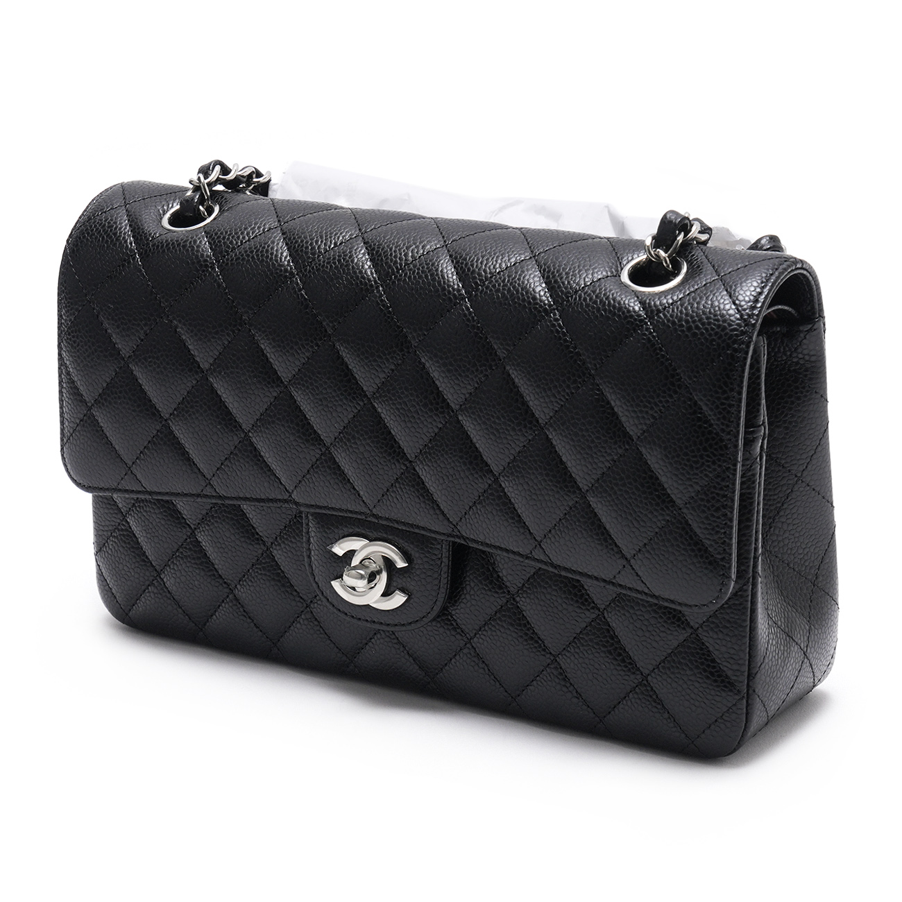 CHANEL(USED)샤넬 캐비어 클래식 미듐 플랩백