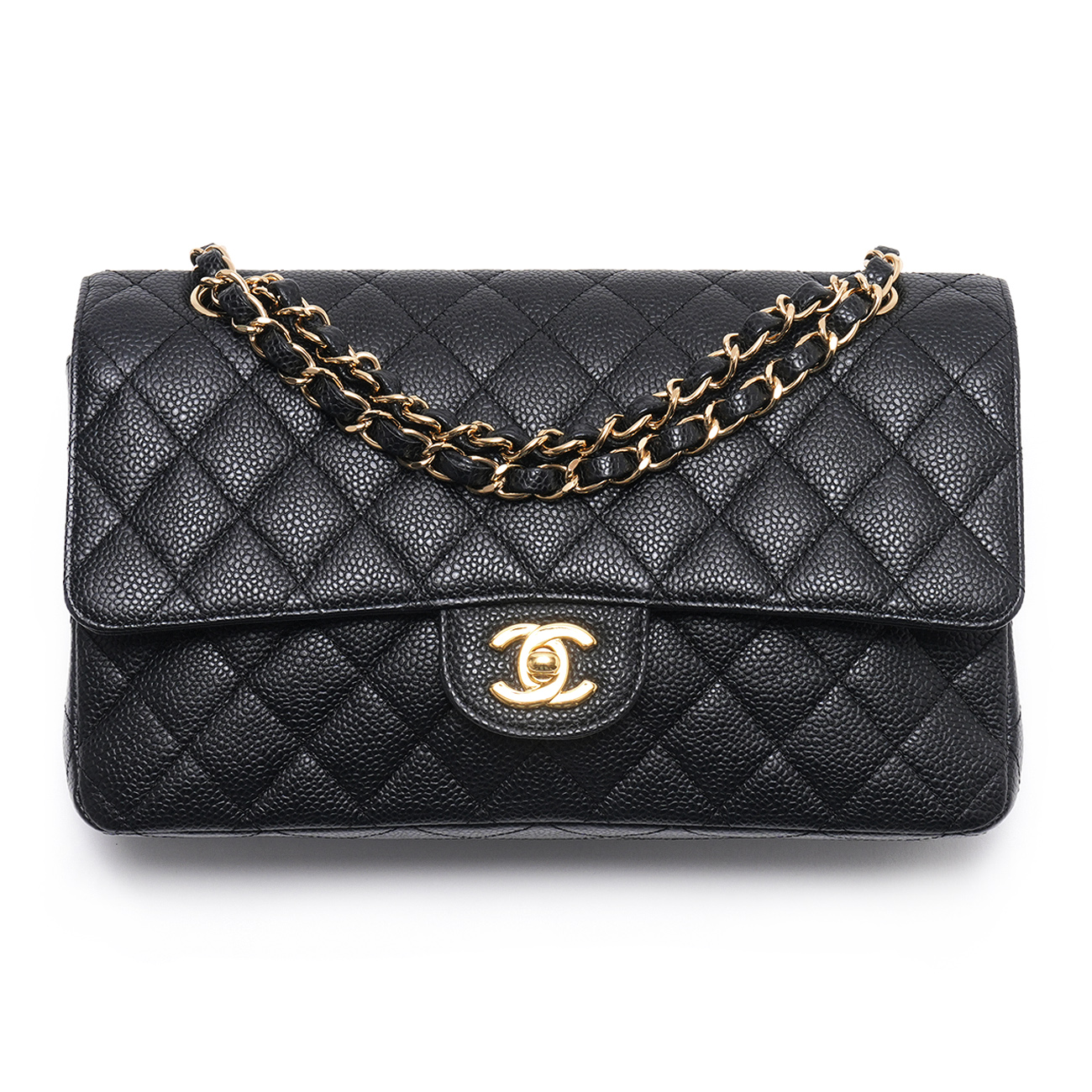 CHANEL(USED)샤넬 캐비어 클래식 미듐 플랩백