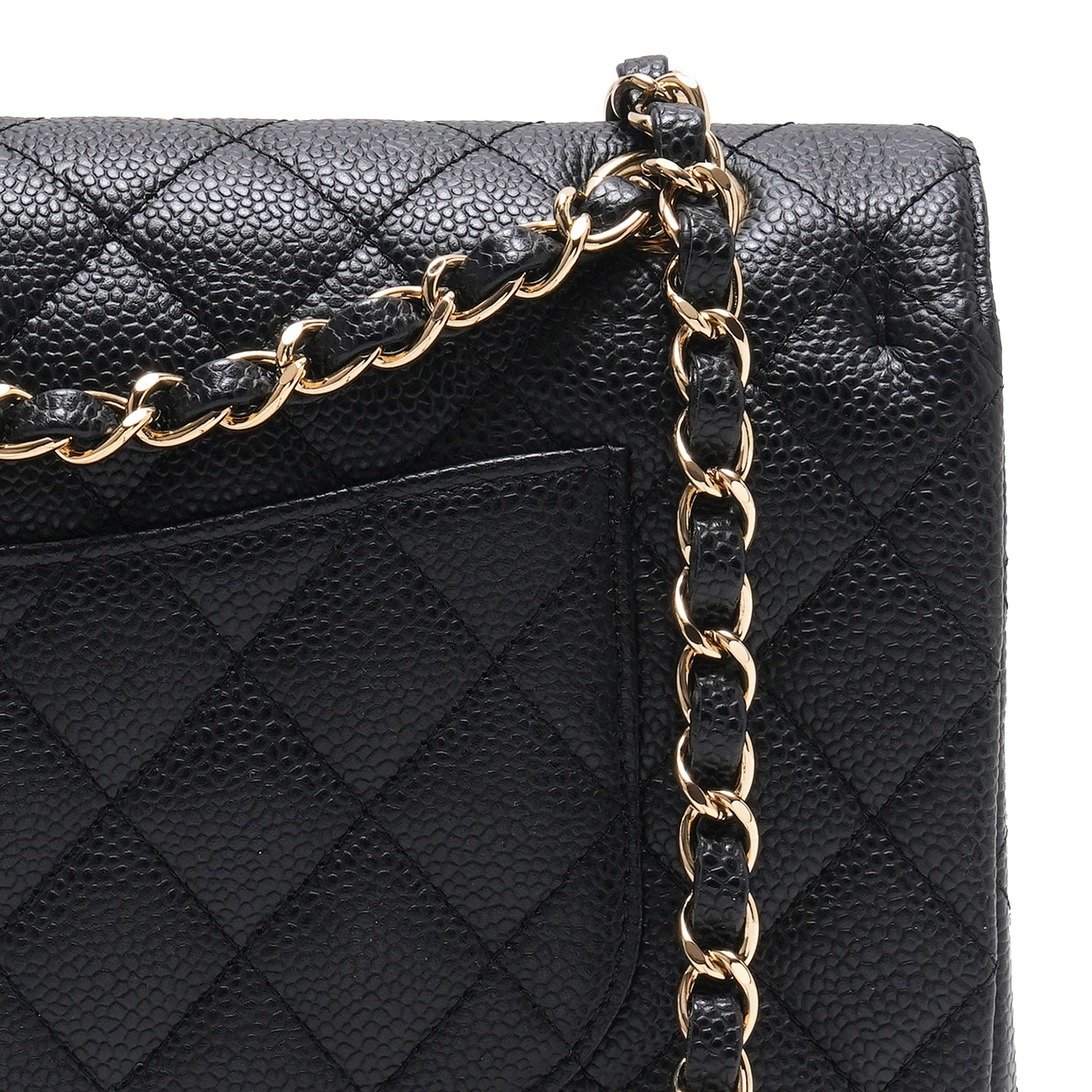 CHANEL(USED)샤넬 캐비어 클래식 미듐 플랩백