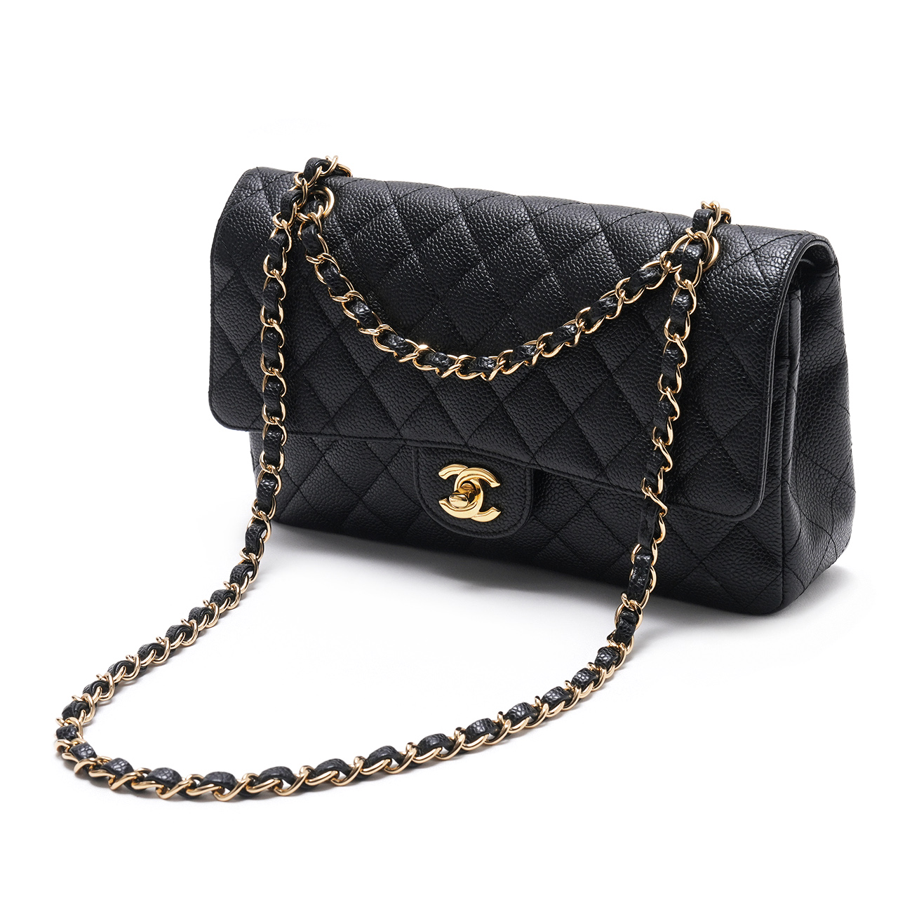 CHANEL(USED)샤넬 캐비어 클래식 미듐 플랩백