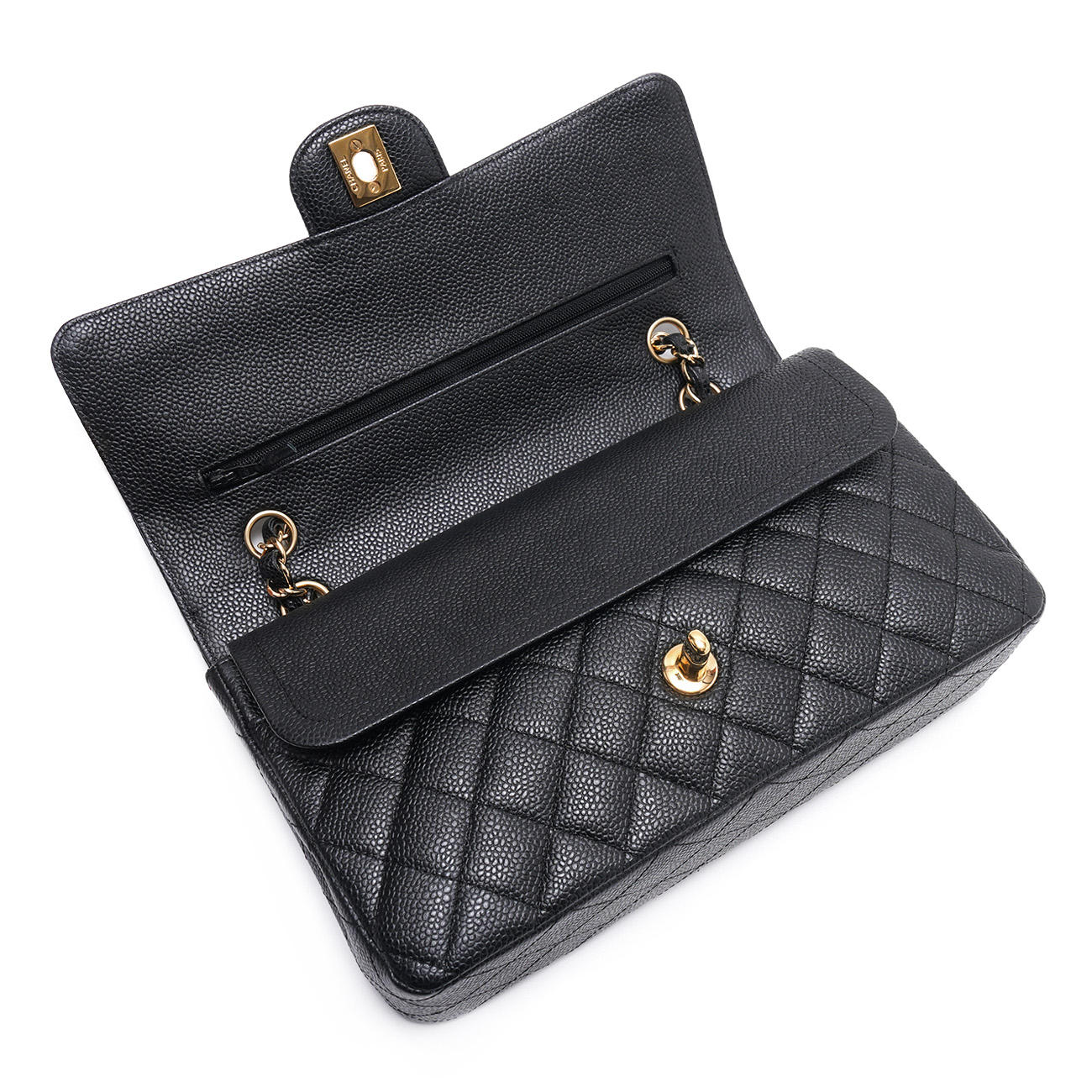 CHANEL(USED)샤넬 캐비어 클래식 미듐 플랩백