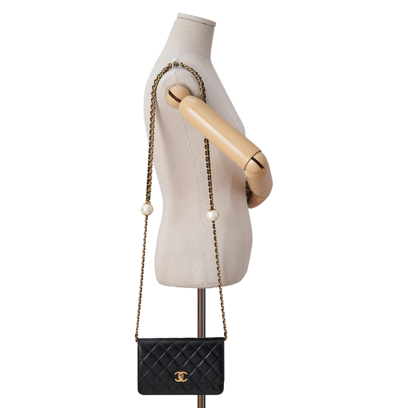 CHANEL(USED)샤넬 AP3964 진주볼 플랩 WOC