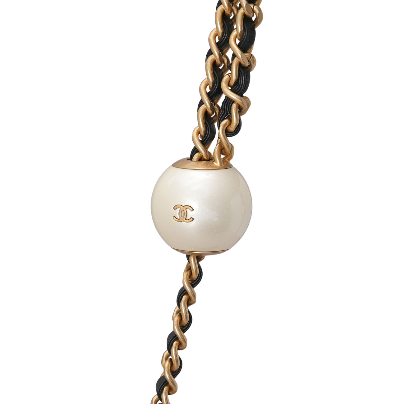 CHANEL(USED)샤넬 AP3964 진주볼 플랩 WOC