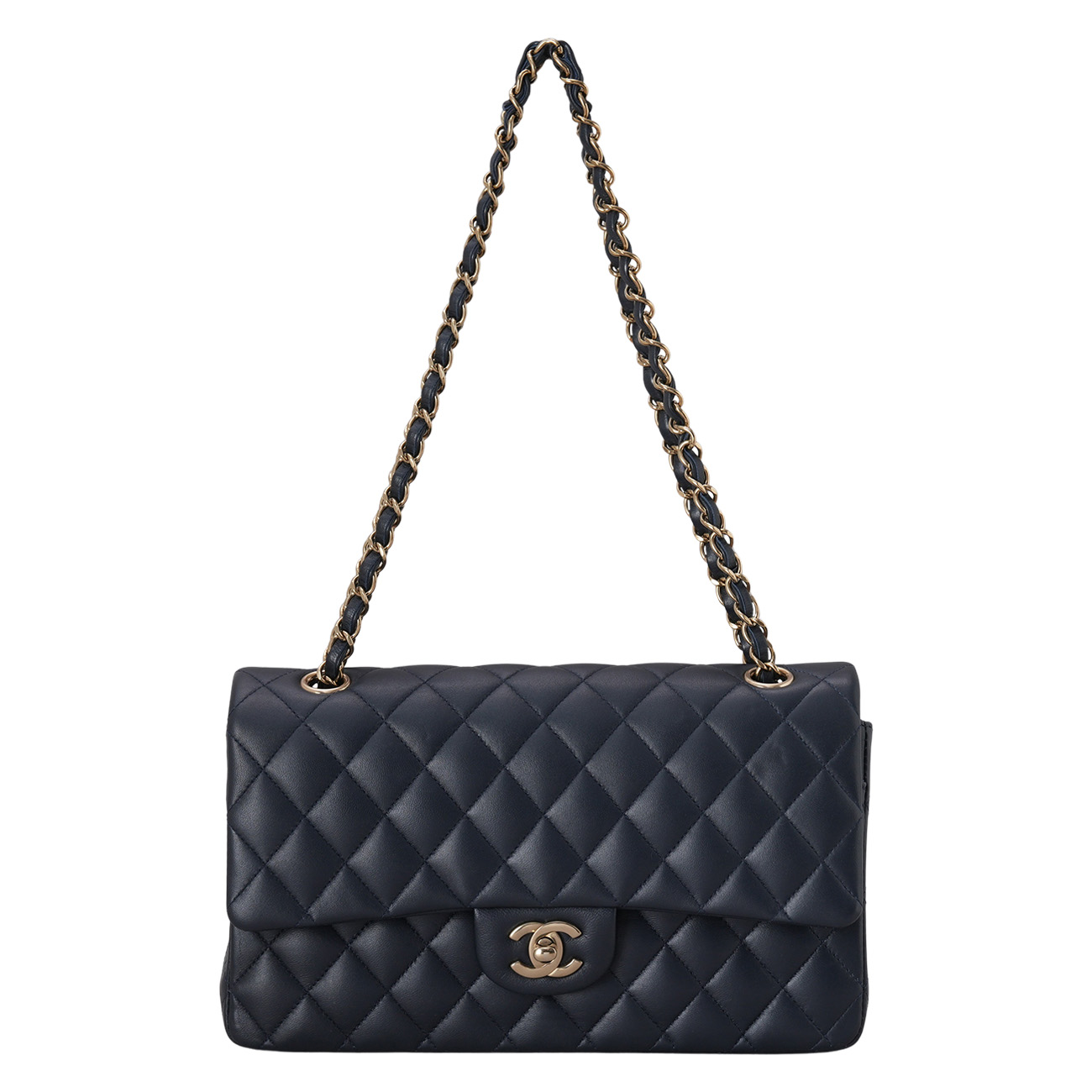 CHANEL(USED)샤넬 램스킨 클래식 미듐 플랩백