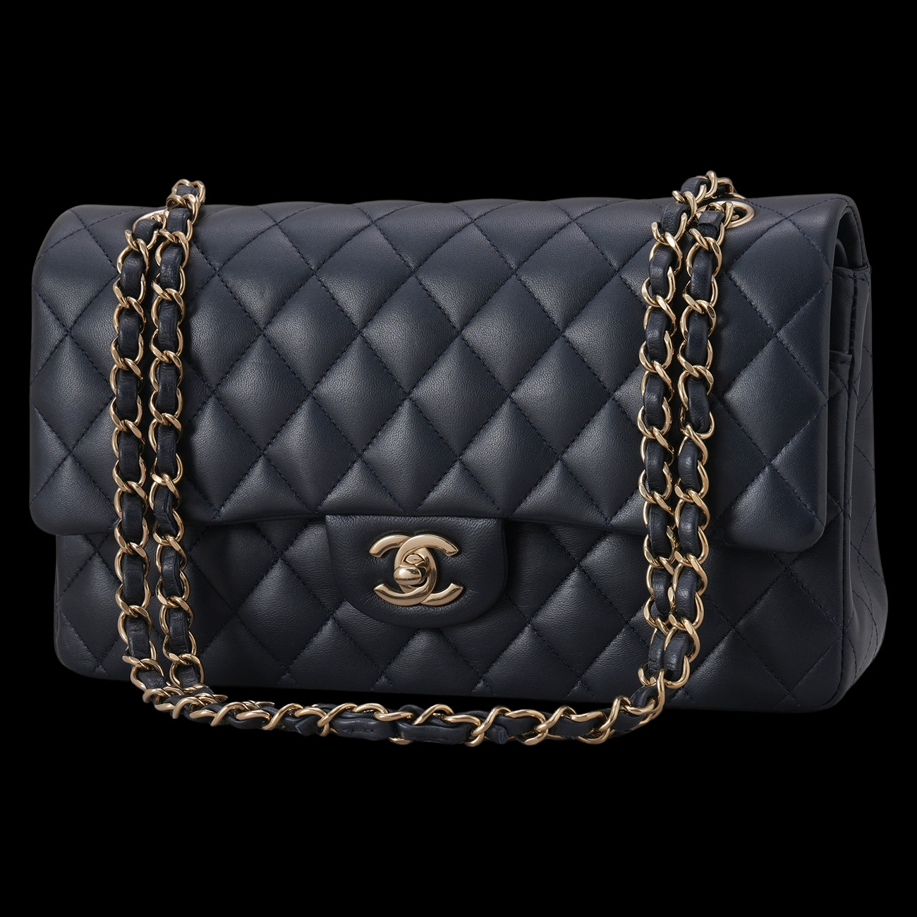 CHANEL(USED)샤넬 램스킨 클래식 미듐 플랩백