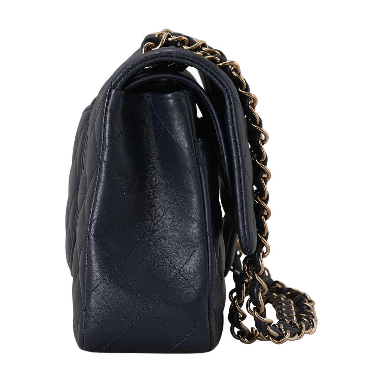 CHANEL(USED)샤넬 램스킨 클래식 미듐 플랩백