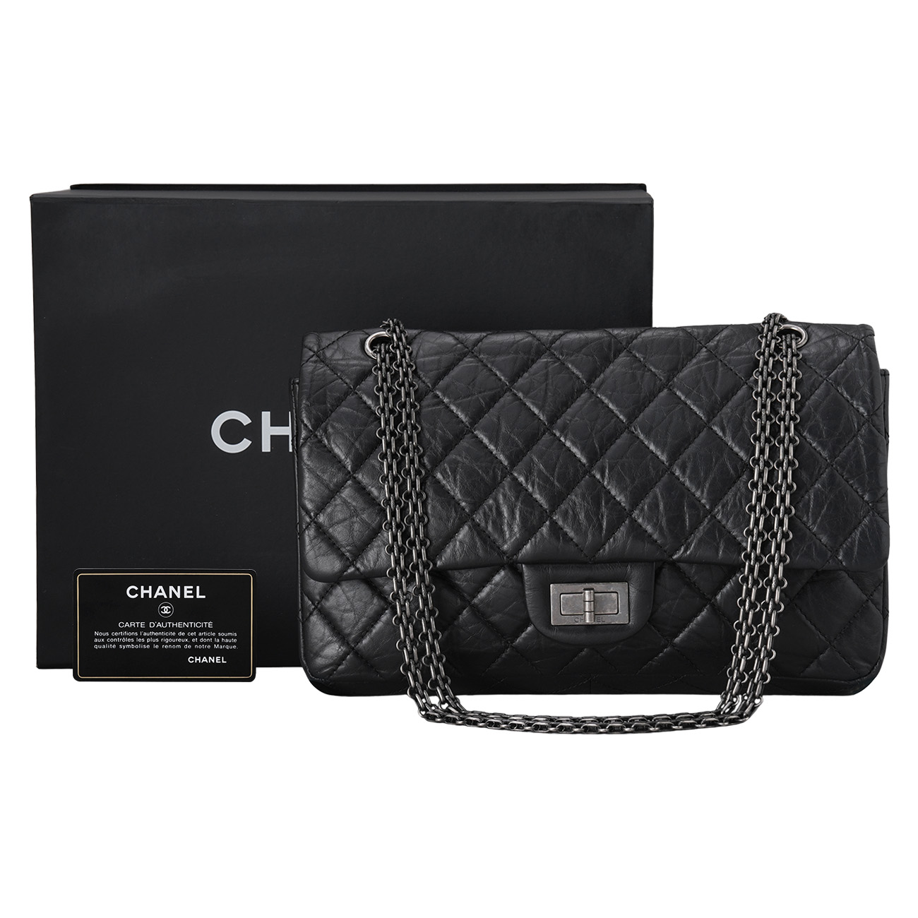 CHANEL(USED)샤넬 2.55 빈티지 32 플랩백