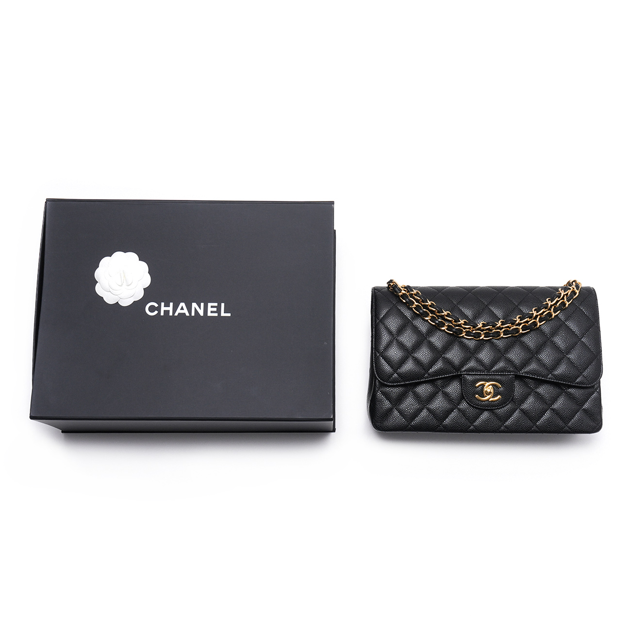 CHANEL(USED)샤넬 캐비어 클래식 라지 플랩백