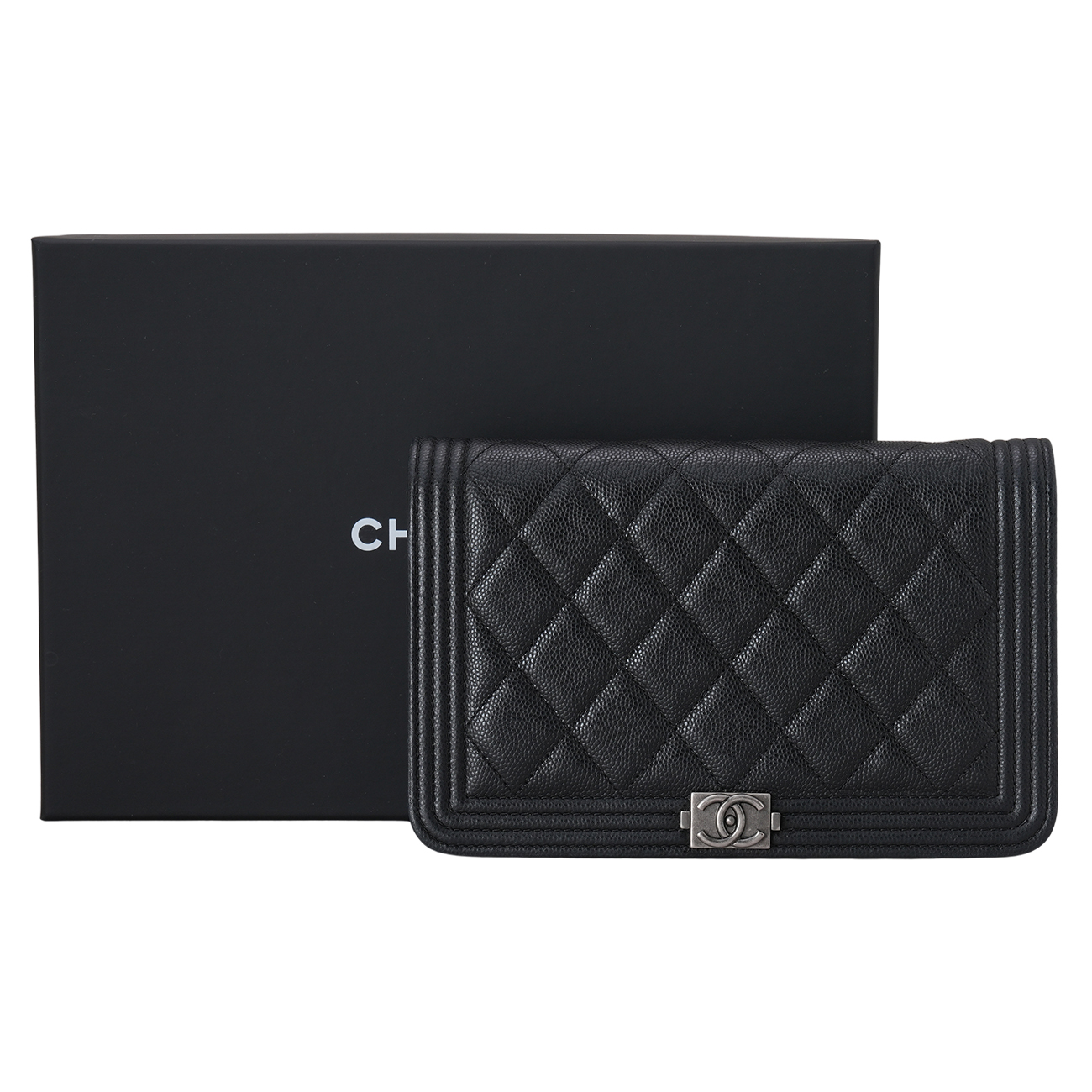 CHANEL(USED)샤넬 캐비어 보이샤넬 WOC