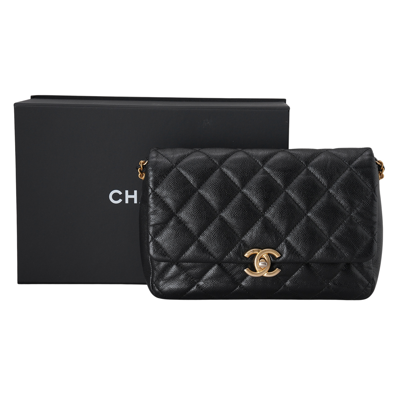 CHANEL(USED)샤넬 AS3165 캐비어 멜로디백