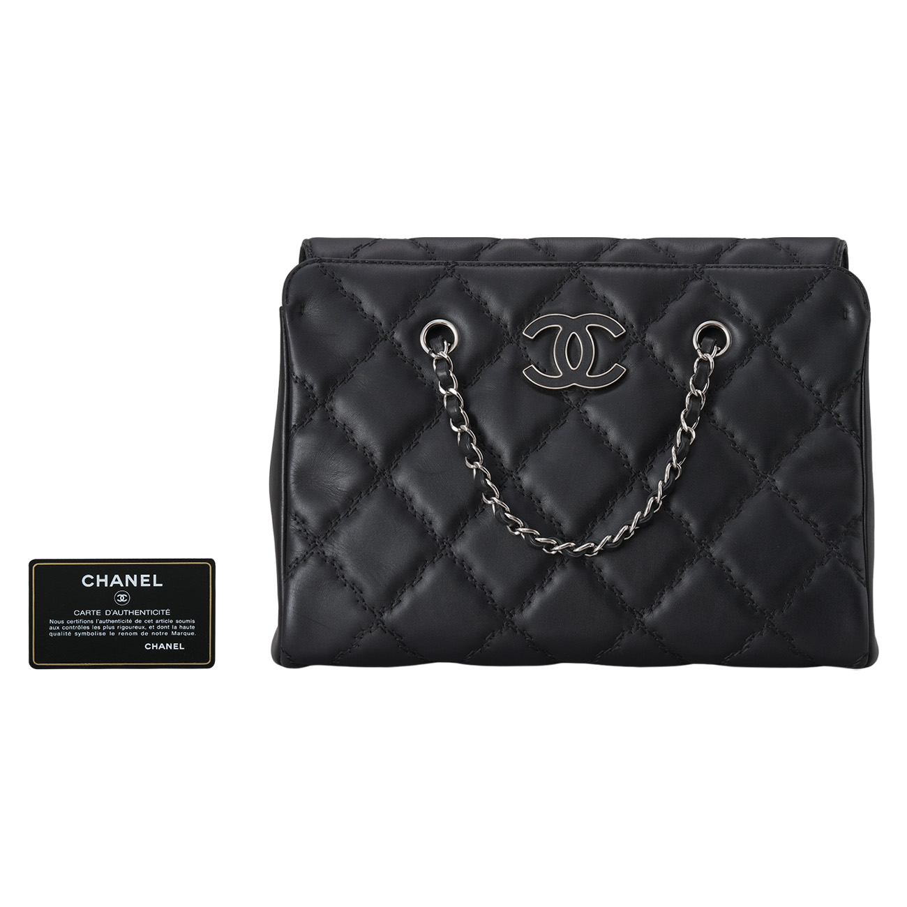 CHANEL(USED)샤넬 시즌 CC로고 체인 숄더백