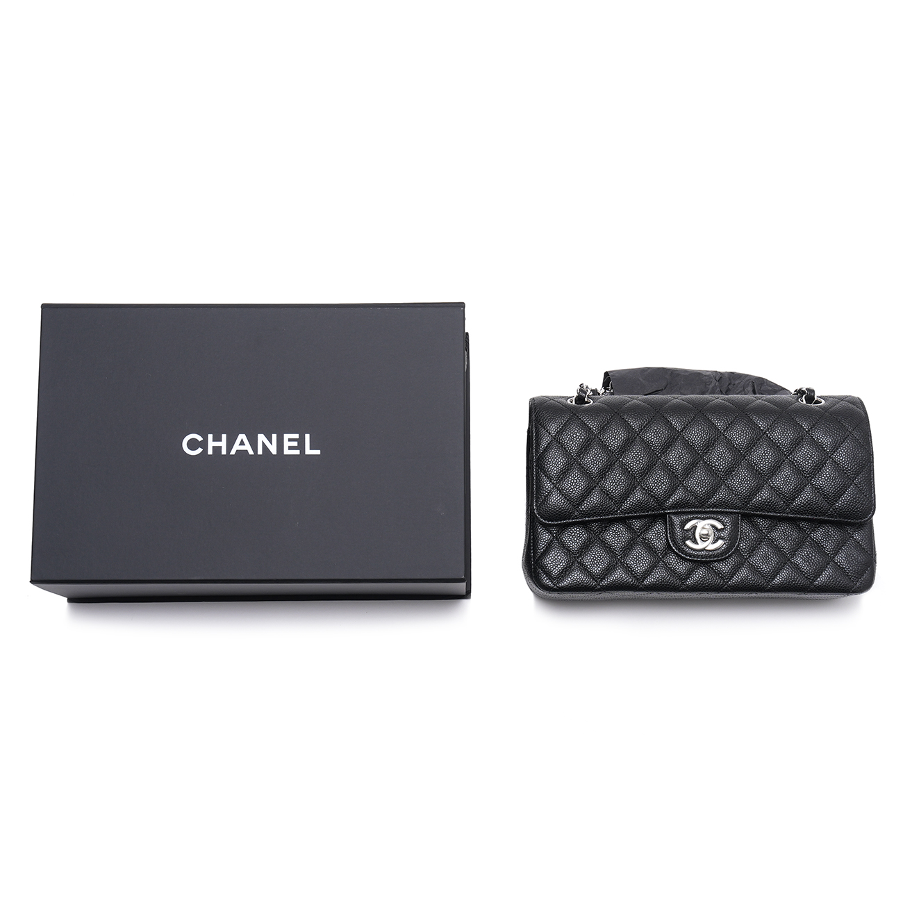 CHANEL(USED)샤넬 캐비어 클래식 미듐 플랩백