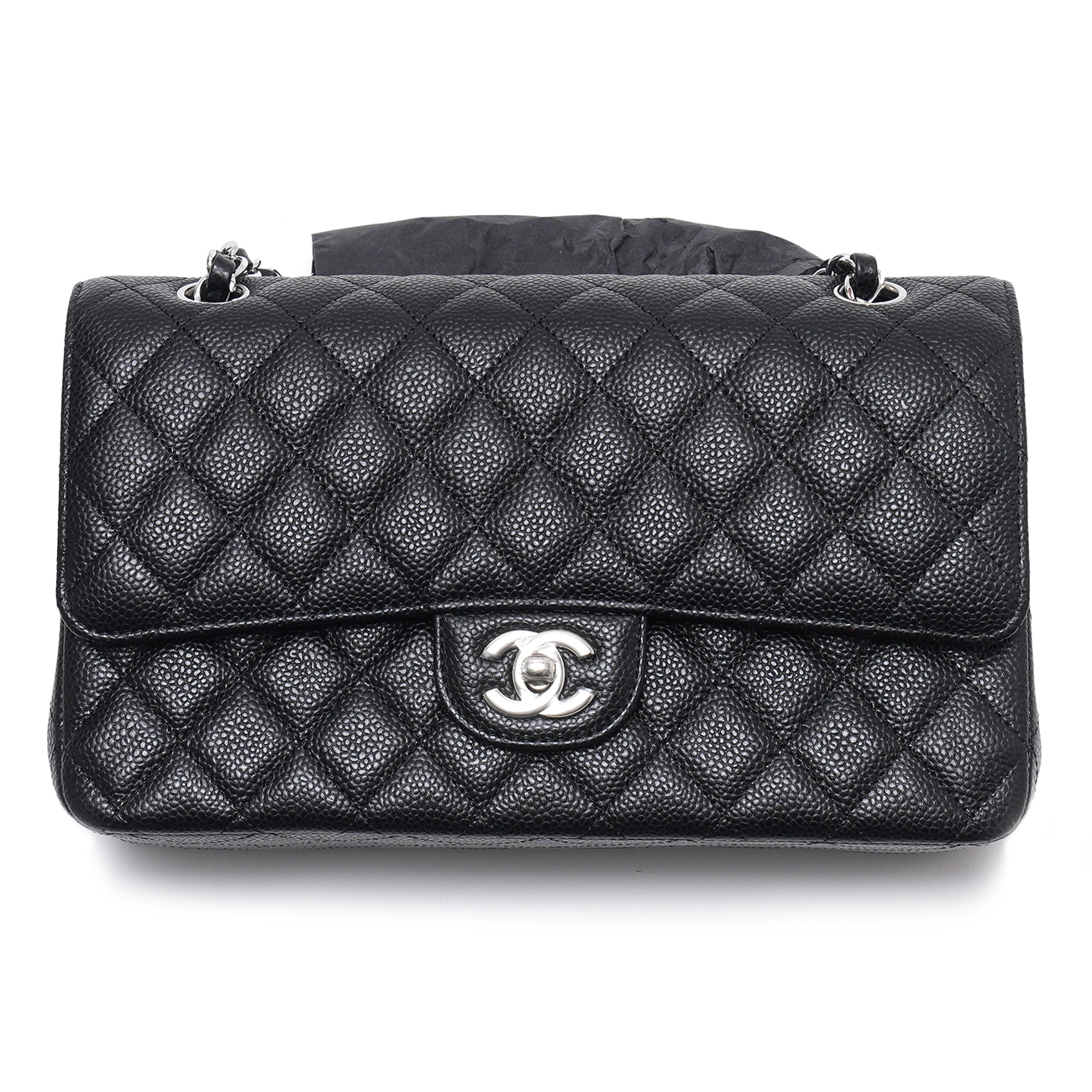 CHANEL(USED)샤넬 캐비어 클래식 미듐 플랩백