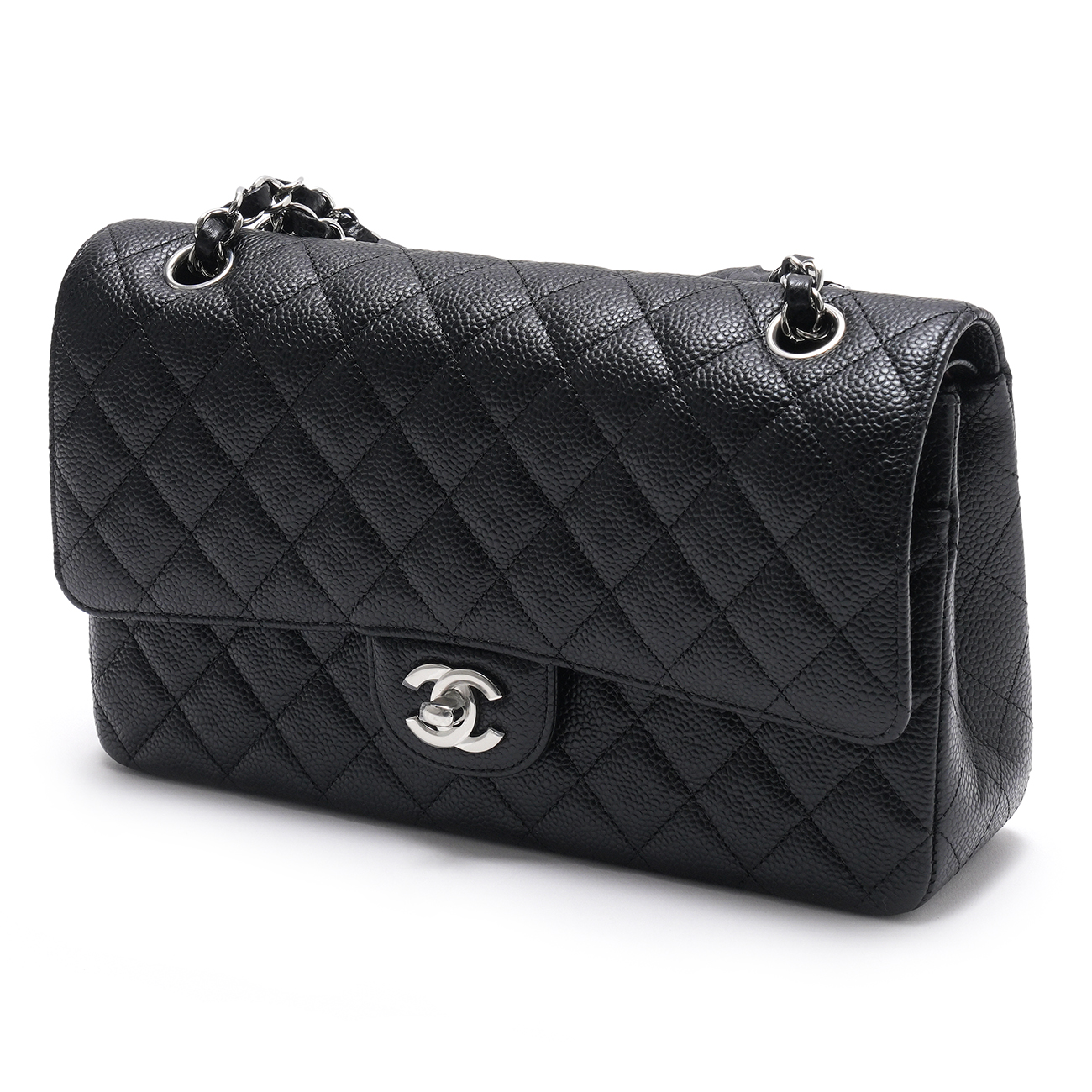 CHANEL(USED)샤넬 캐비어 클래식 미듐 플랩백