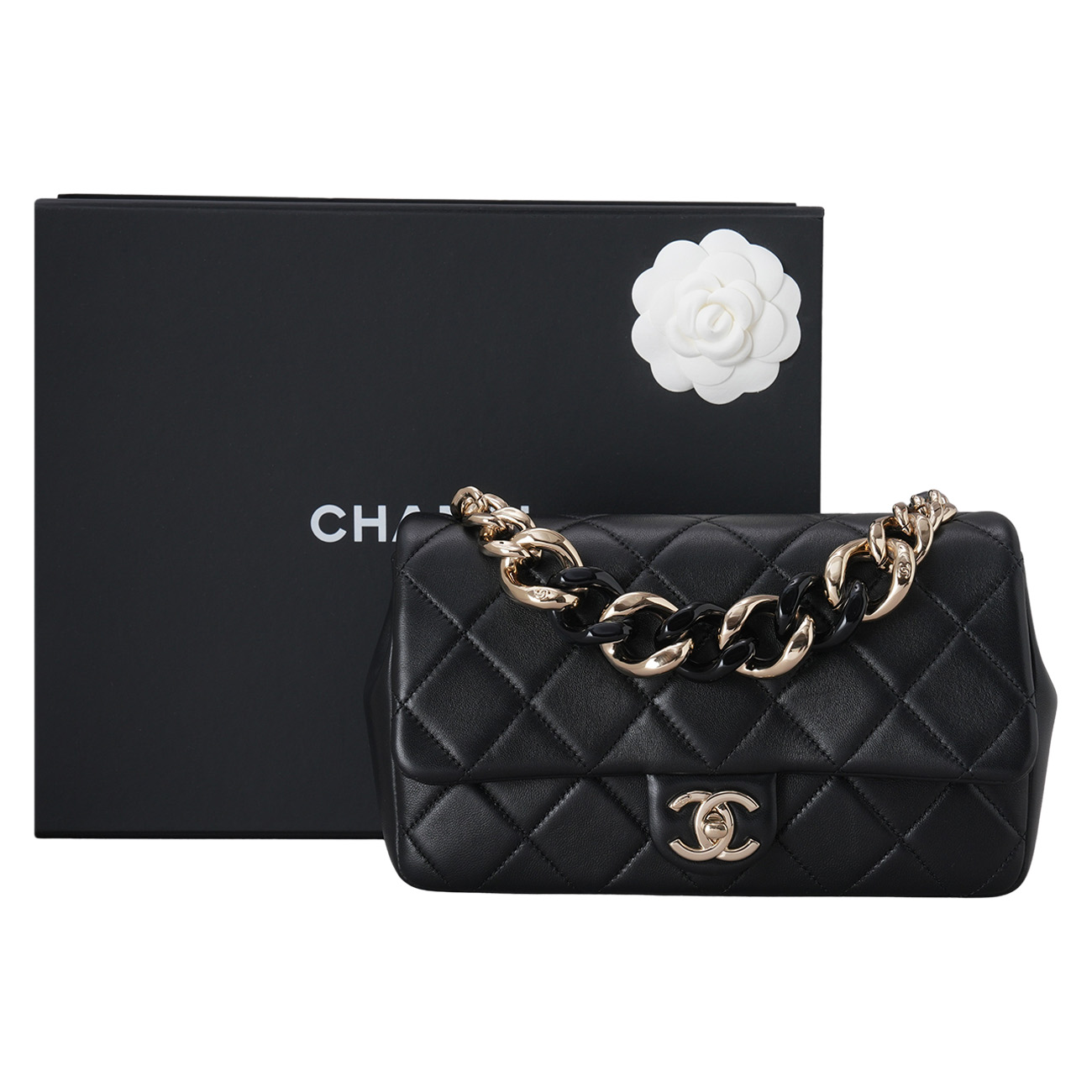 CHANEL(USED)샤넬 AS1353 시즌 체인 탑핸들 숄더백