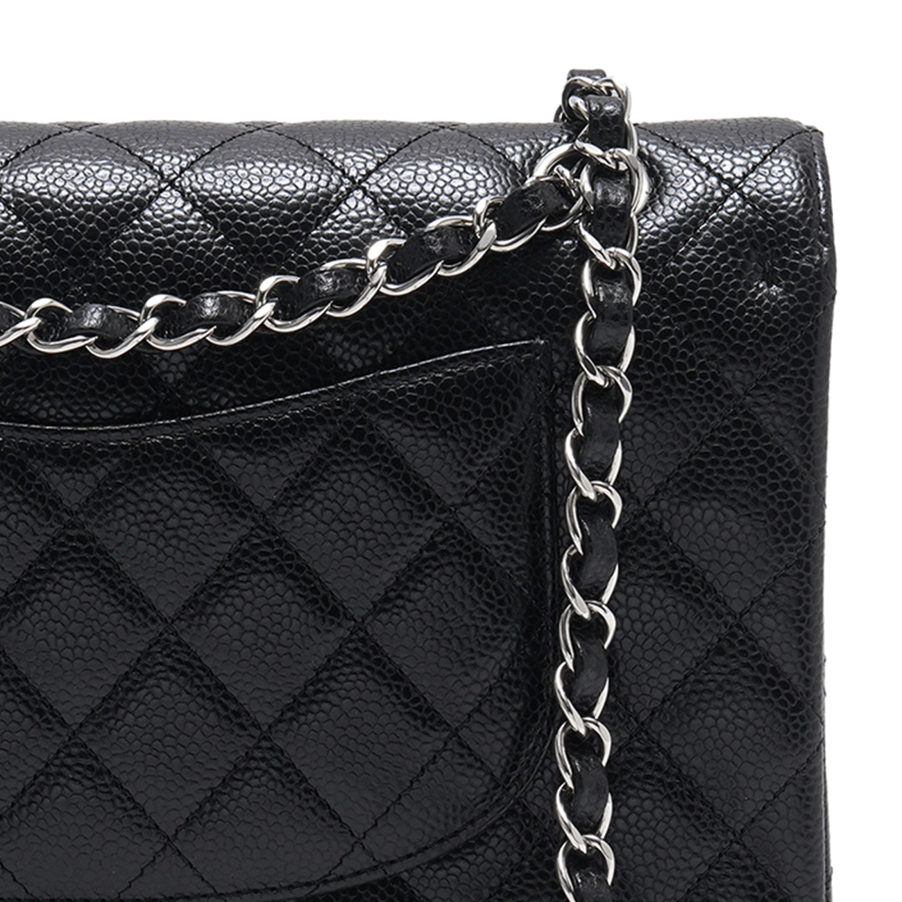 CHANEL(USED)샤넬 캐비어 클래식 미듐 플랩백