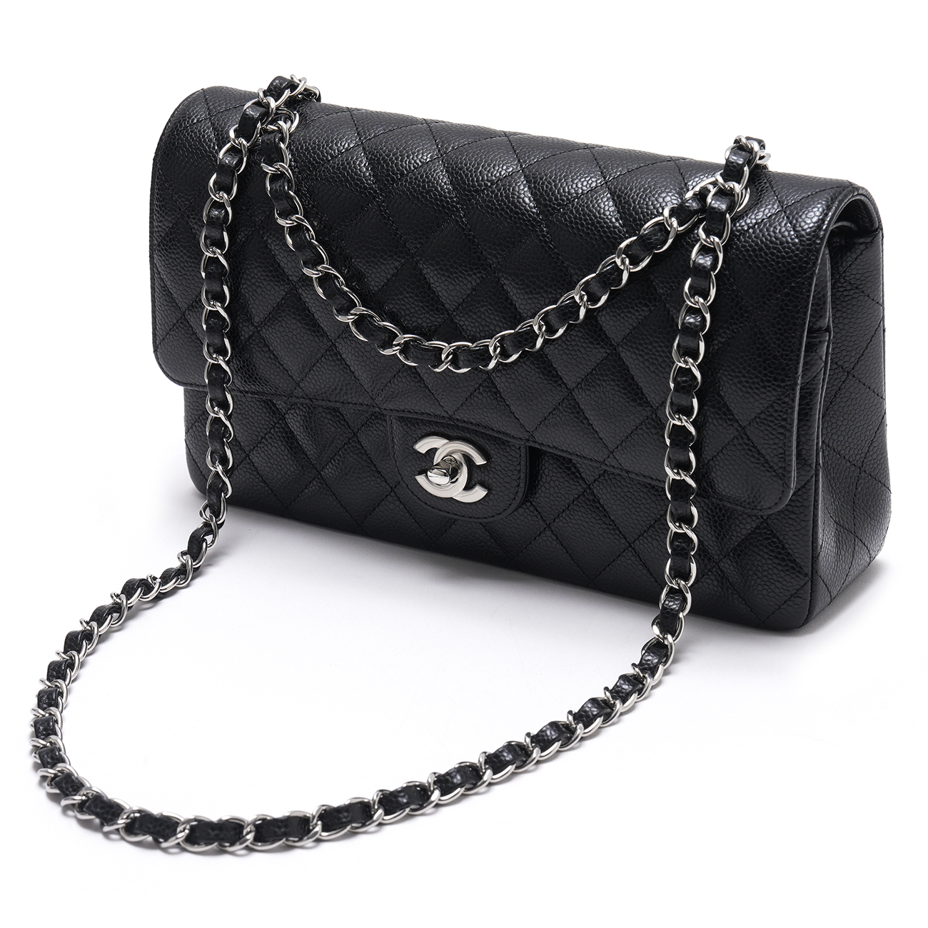 CHANEL(USED)샤넬 캐비어 클래식 미듐 플랩백
