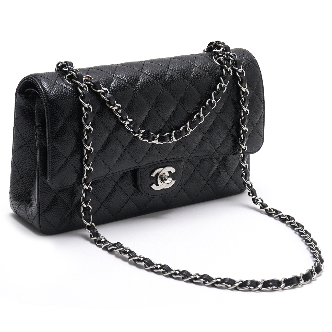 CHANEL(USED)샤넬 캐비어 클래식 미듐 플랩백