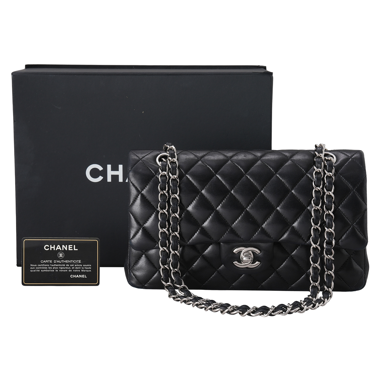 CHANEL(USED)샤넬 클래식 미듐 플랩백