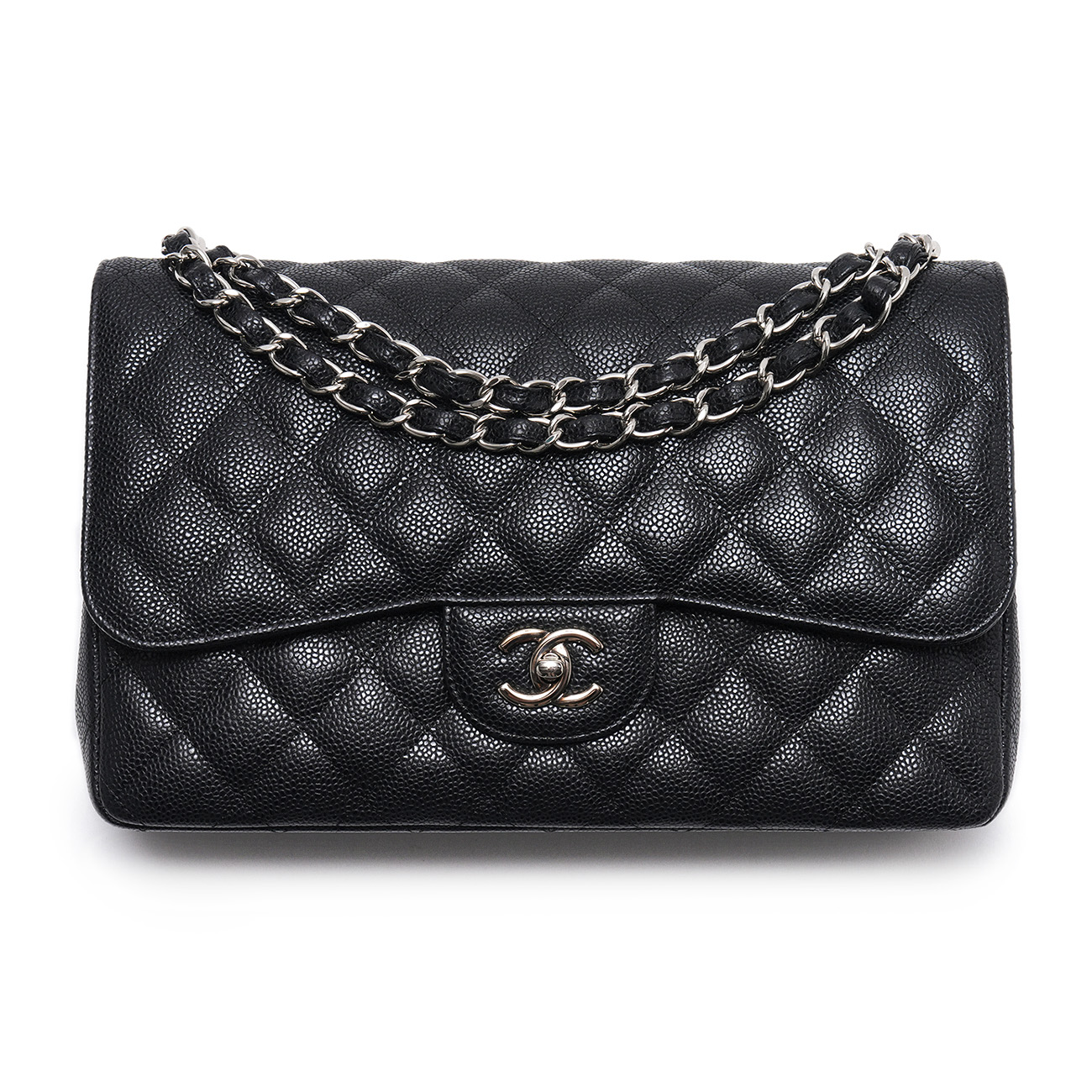 CHANEL(USED)샤넬 캐비어 클래식 라지 플랩백