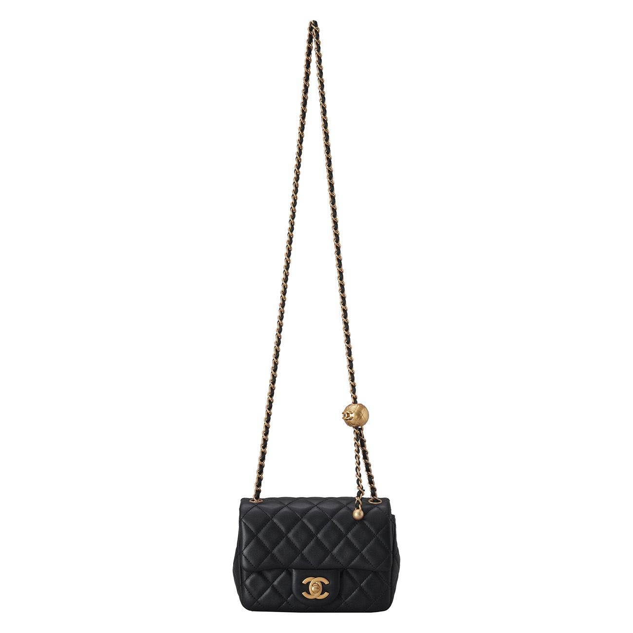 CHANEL(USED)샤넬 AS1786 클래식 쁘띠삭 골든볼 크로스백